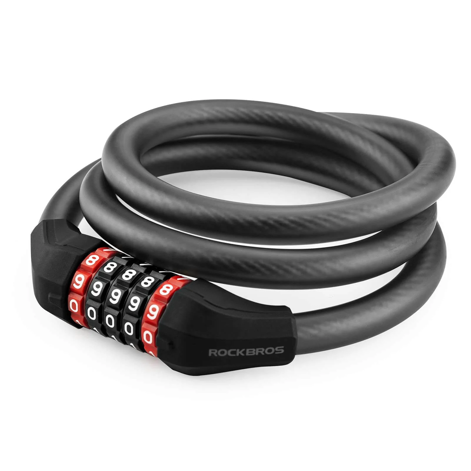 LED Security Bike Lock 5-Digit Combination
