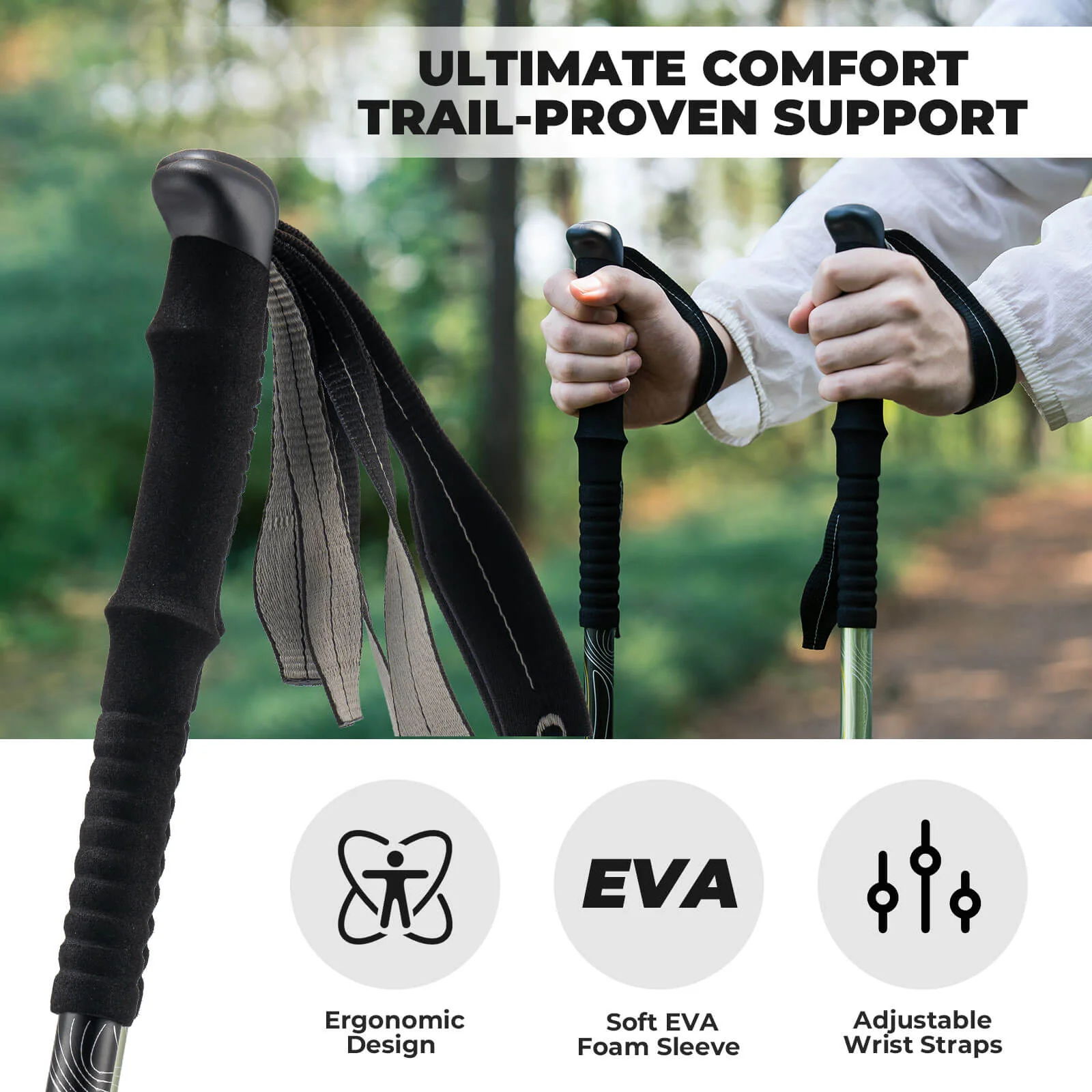 Lightweight 3-Section Trekking Pole - Image 10