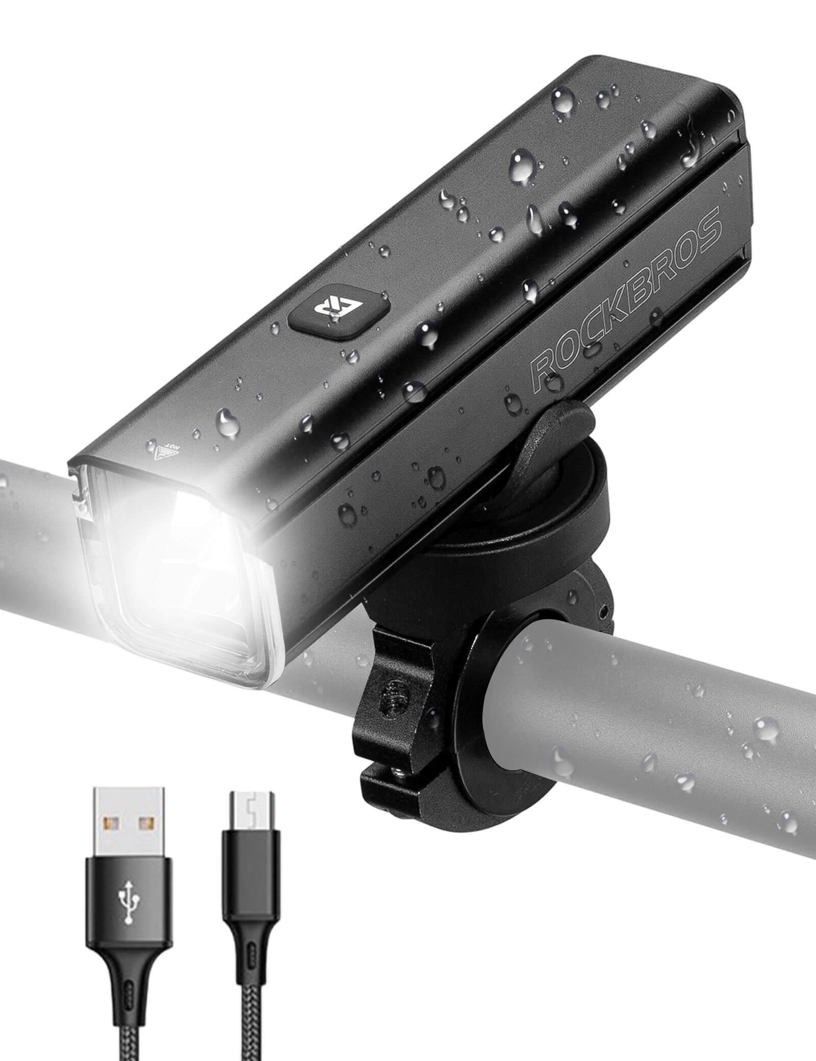 Lightweight Bike Front Light 1000 Lumens Five Lighting Modes