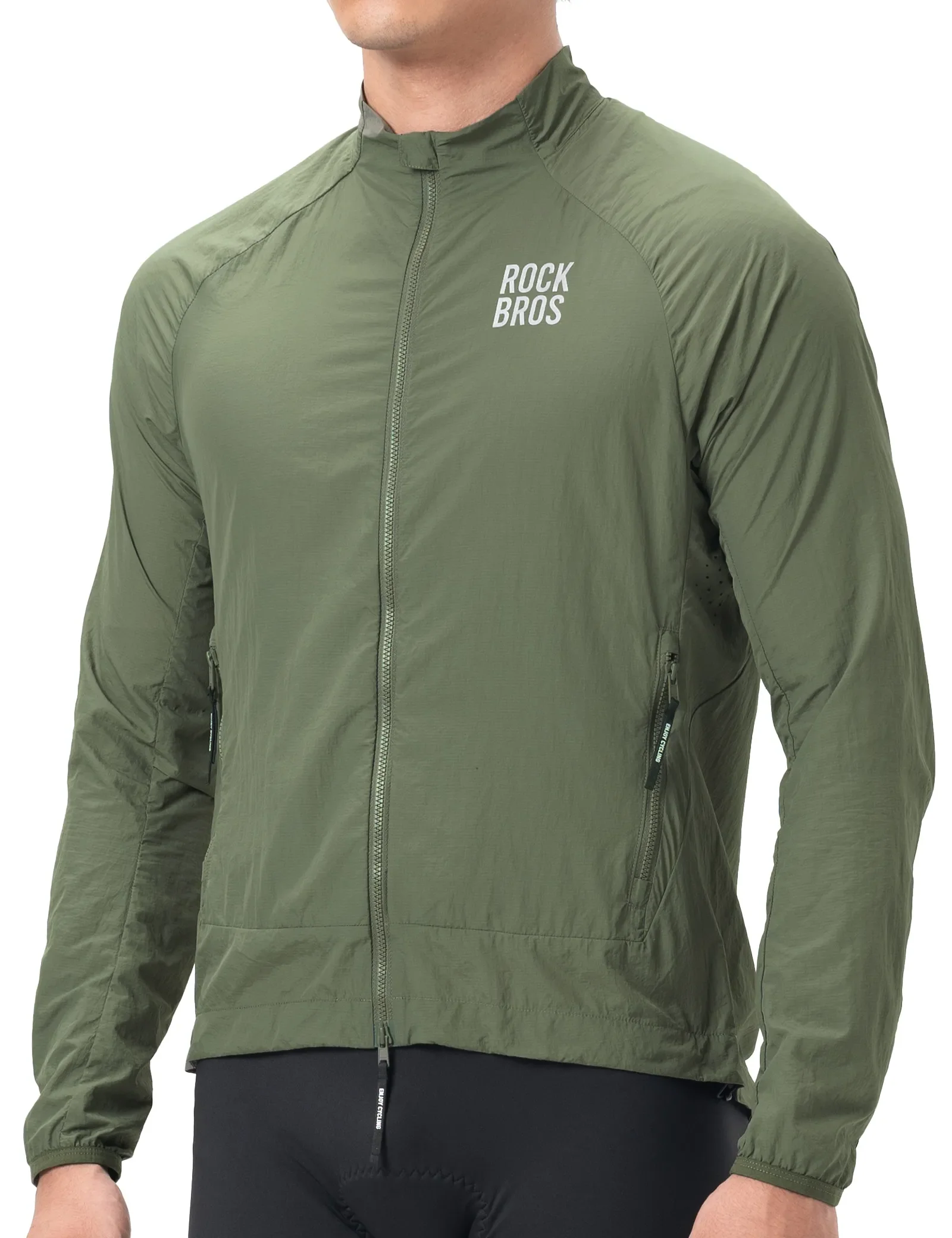Lightweight Cycling Wind Jacket Packable Unisex - Image 10