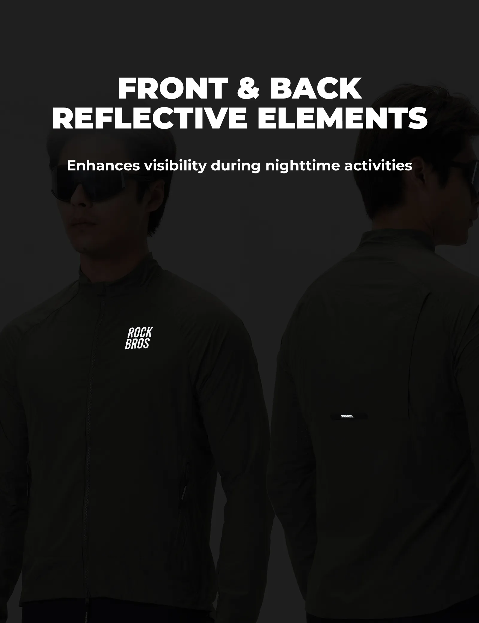 Lightweight Cycling Wind Jacket Packable Unisex - Image 23