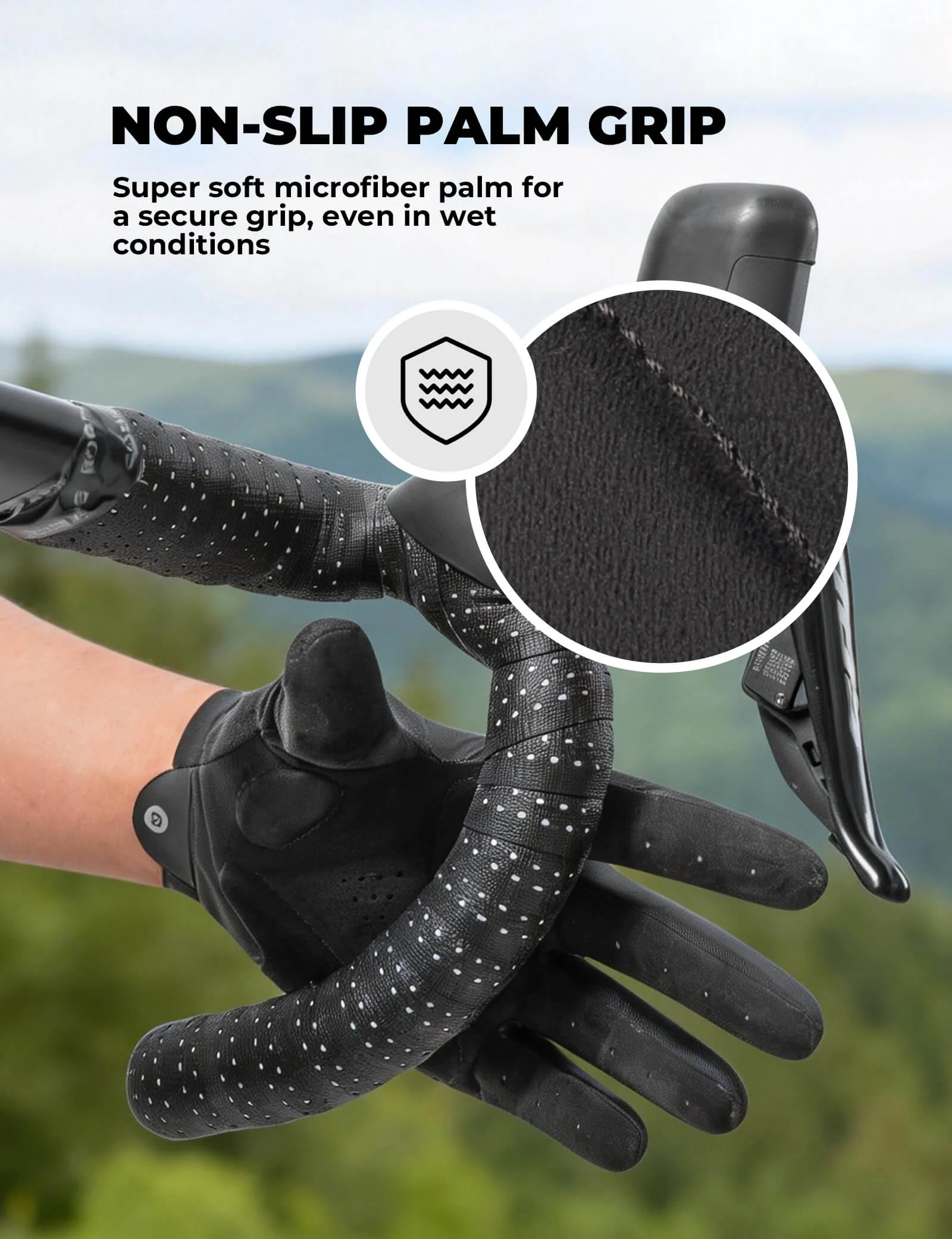 Lightweight Full-Finger Cycling Gloves with Touchscreen Tech Friendly - Image 19