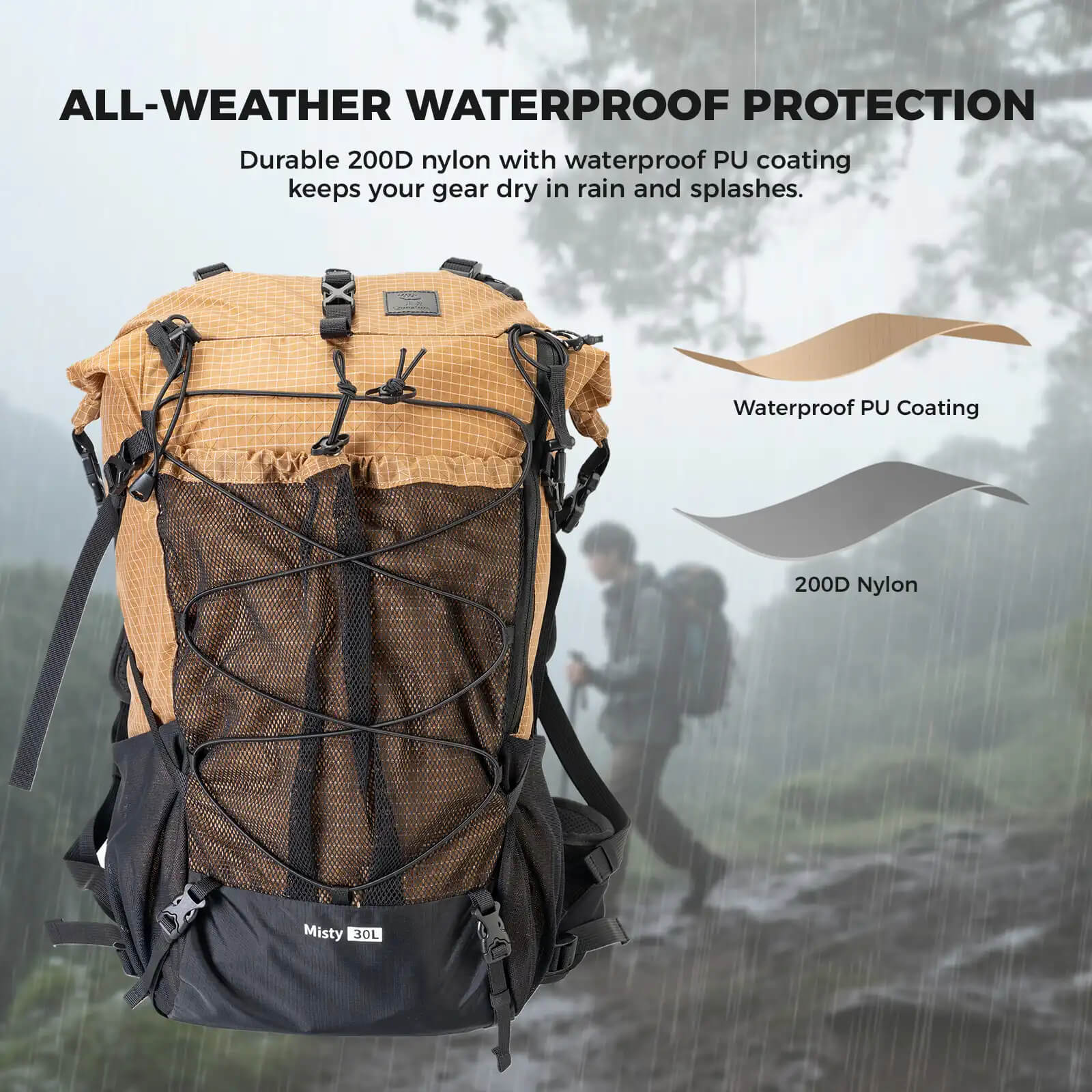 Lightweight Outdoor Backpack 30–35L - Image 11