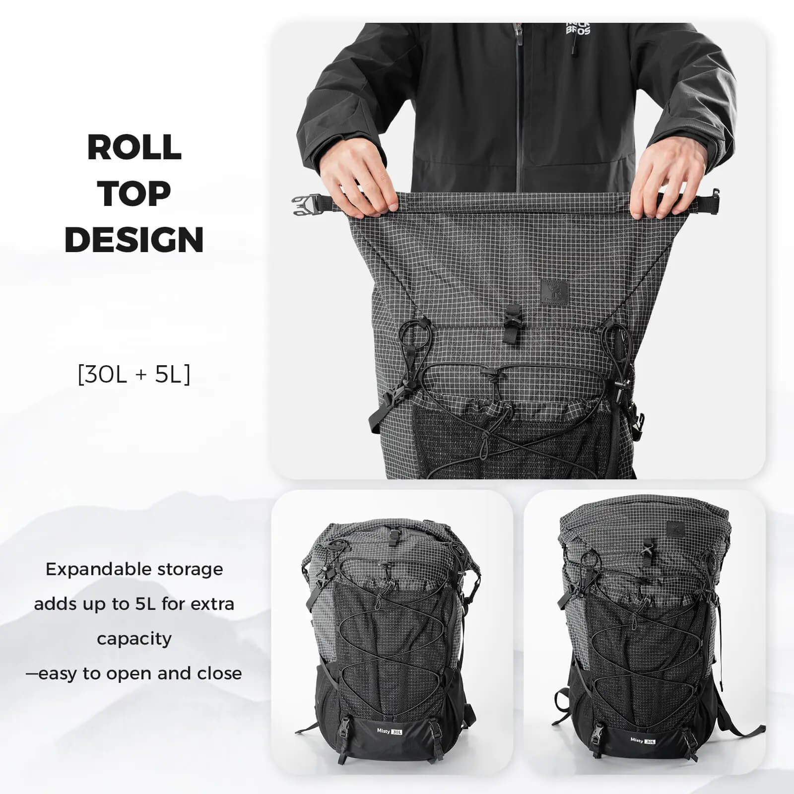 Lightweight Outdoor Backpack 30–35L - Image 7