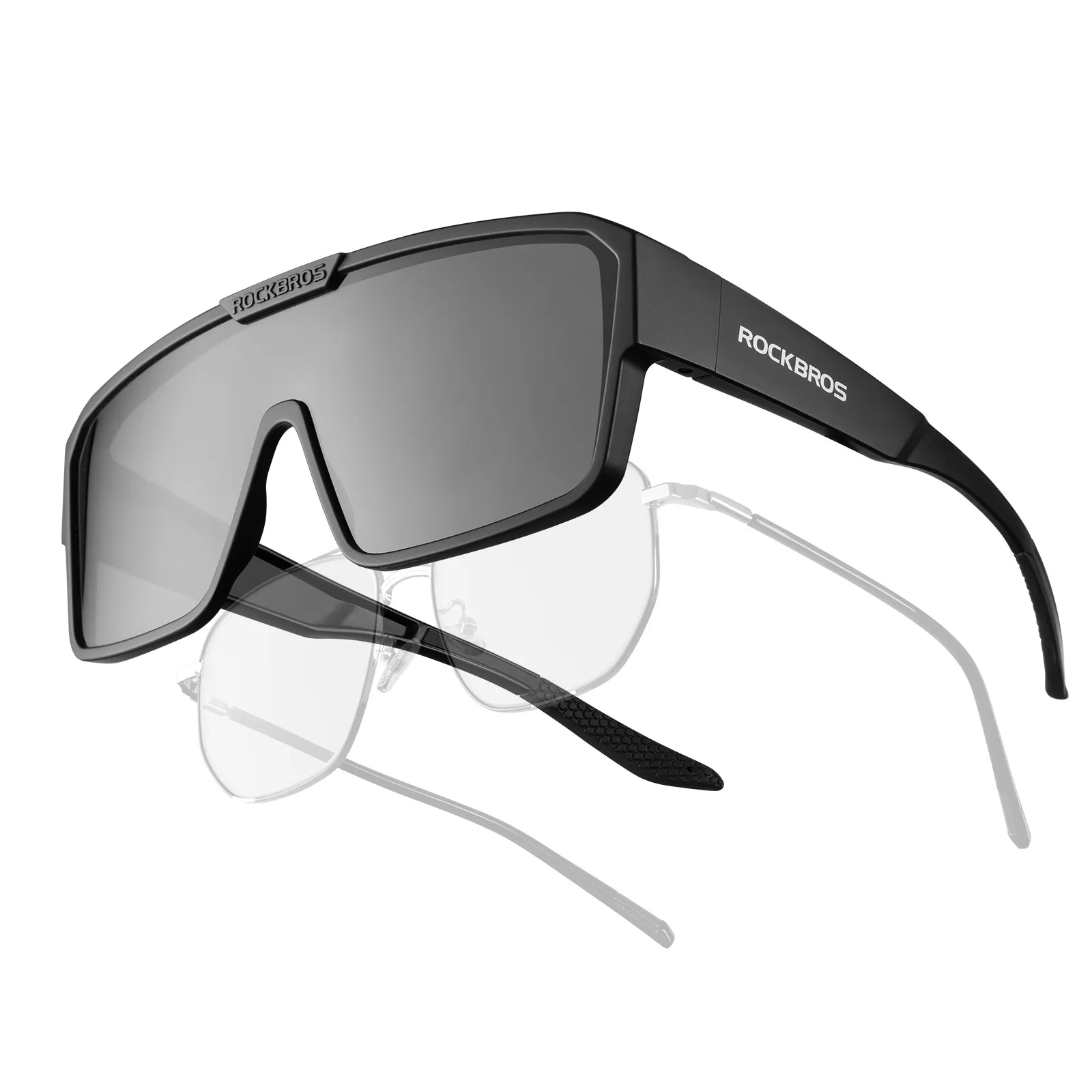 Lightweight Polarized Fit Over Cycling Sunglasses for Prescription Glasses UV400 SP348 - Image 9