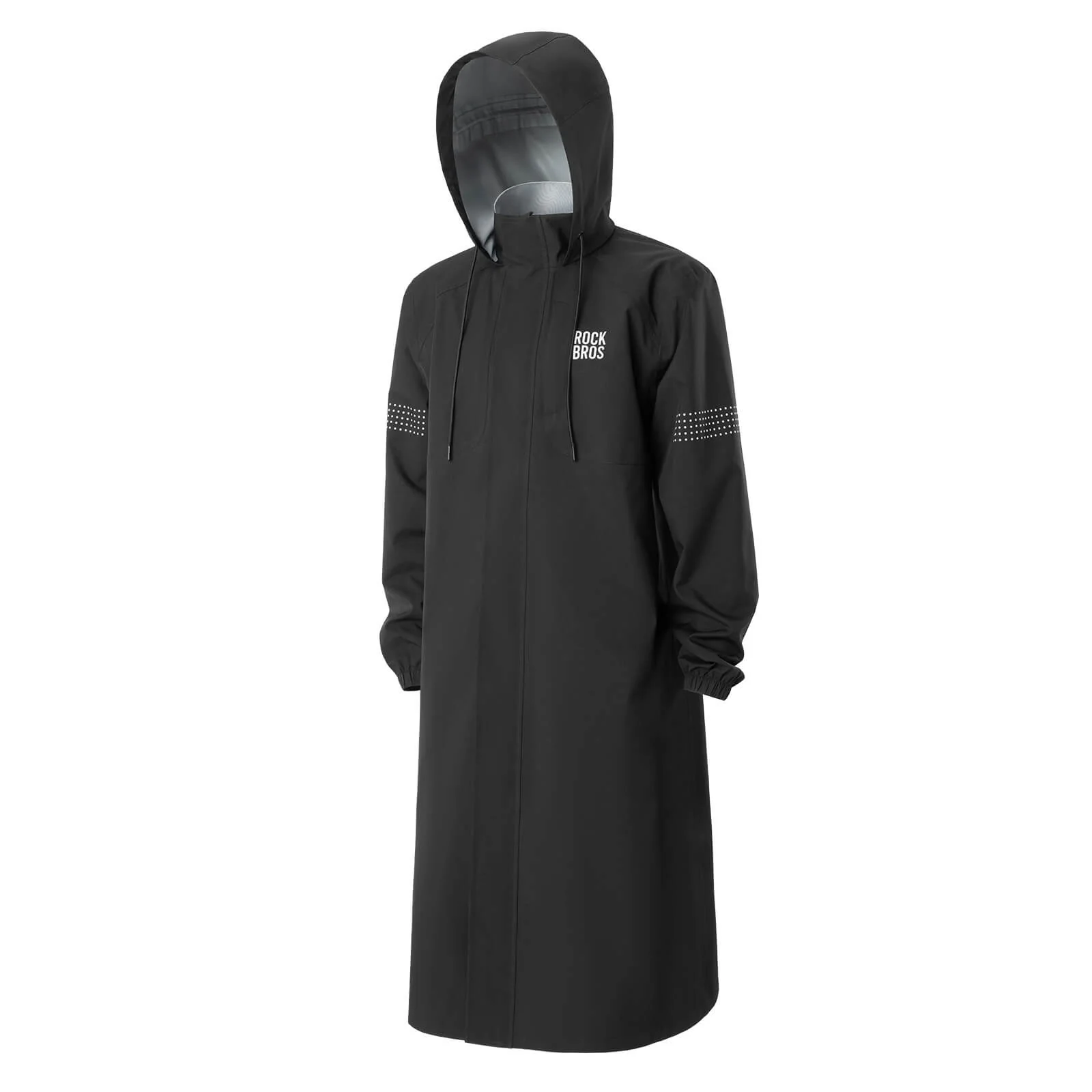Long Cycling Jacket All Weather Rain and Cold Protection - Image 2