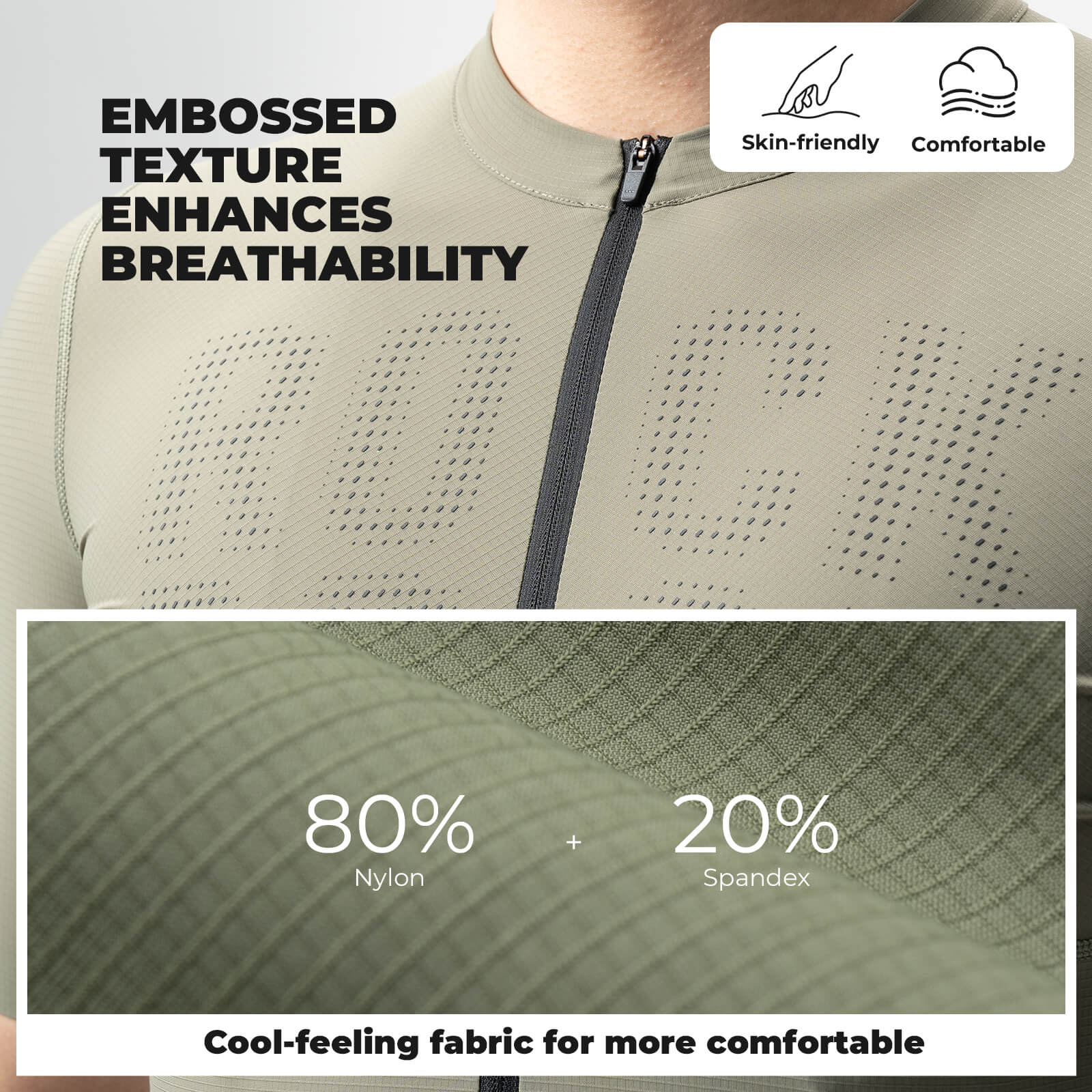 Men’s Breathable Short-Sleeve Cycling Jersey - YDDX009 - Image 3