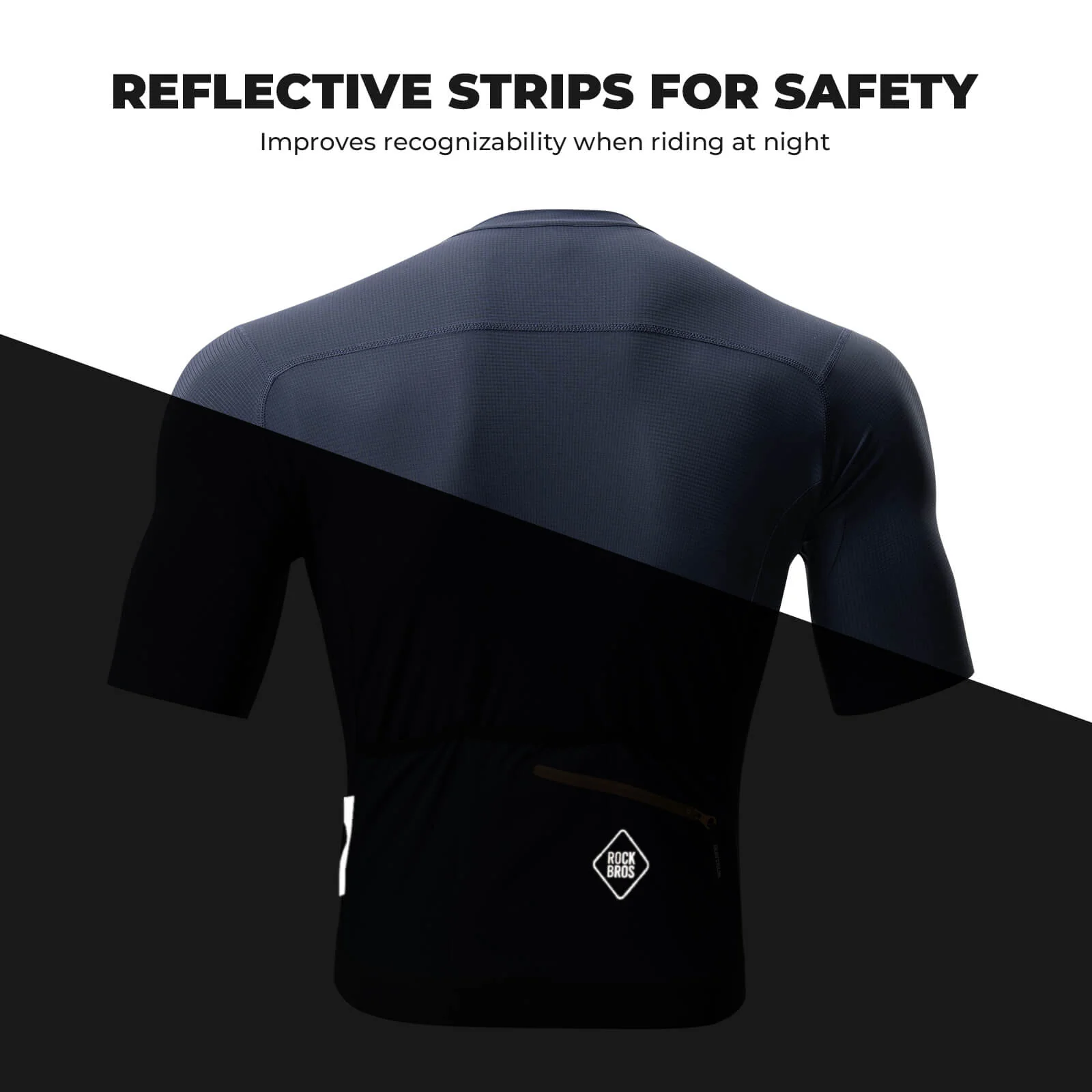 Men’s Breathable Short-Sleeve Cycling Jersey - YDDX009 - Image 7