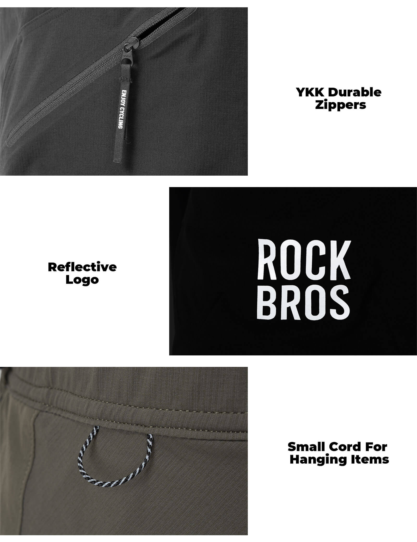 Men’s Commuter Shorts Moisture-Wicking Multi-Pocket Shorts for Outdoor - Image 12