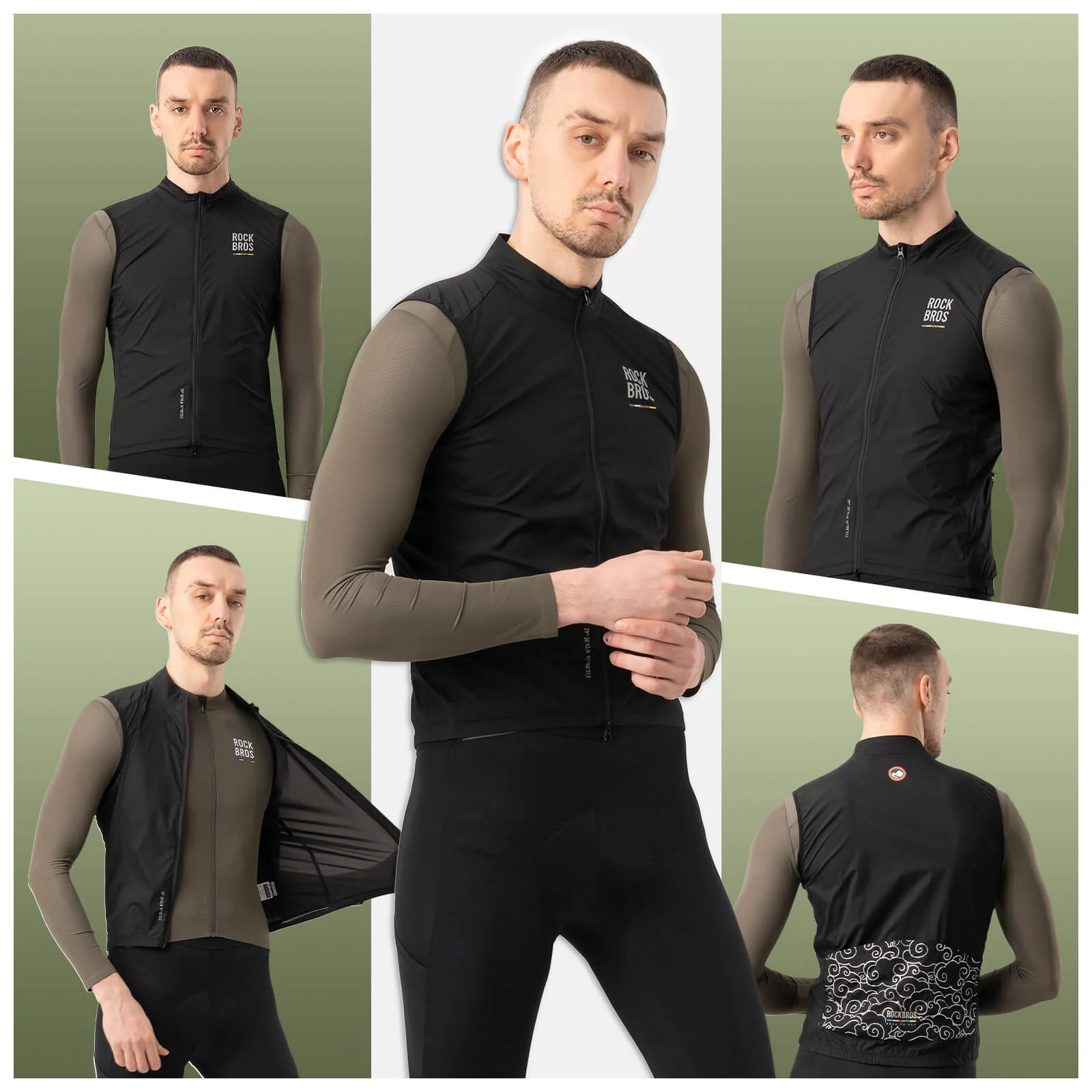 Men’s Cycling Vest Lightweight and Windproof with UV Protection - Image 4
