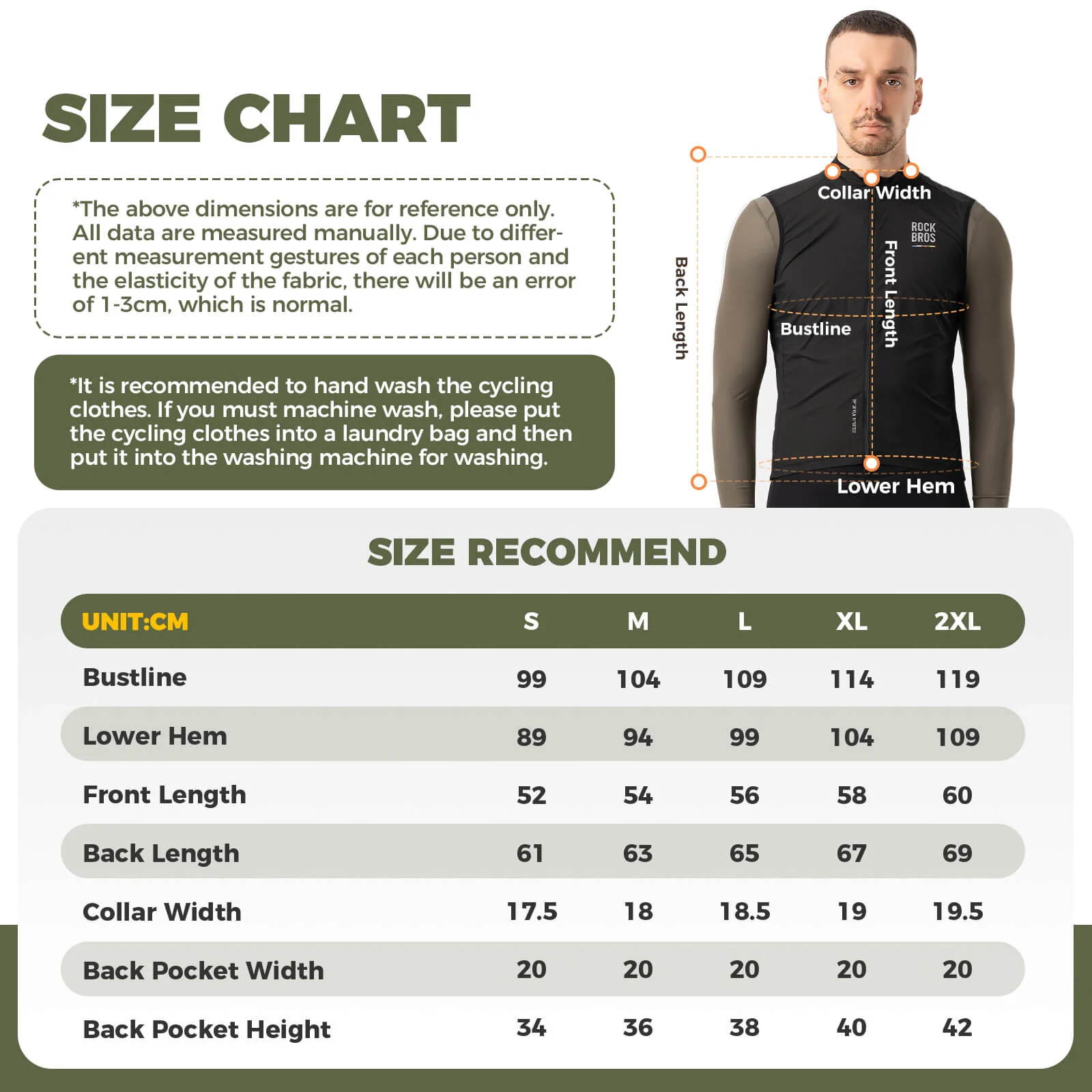 Men’s Cycling Vest Lightweight and Windproof with UV Protection - Image 6