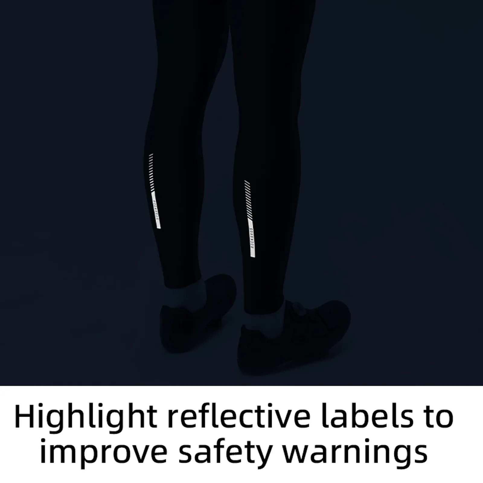 Men’s Lightweight Long Cycling Tights with Dual-Density Pad - Image 5