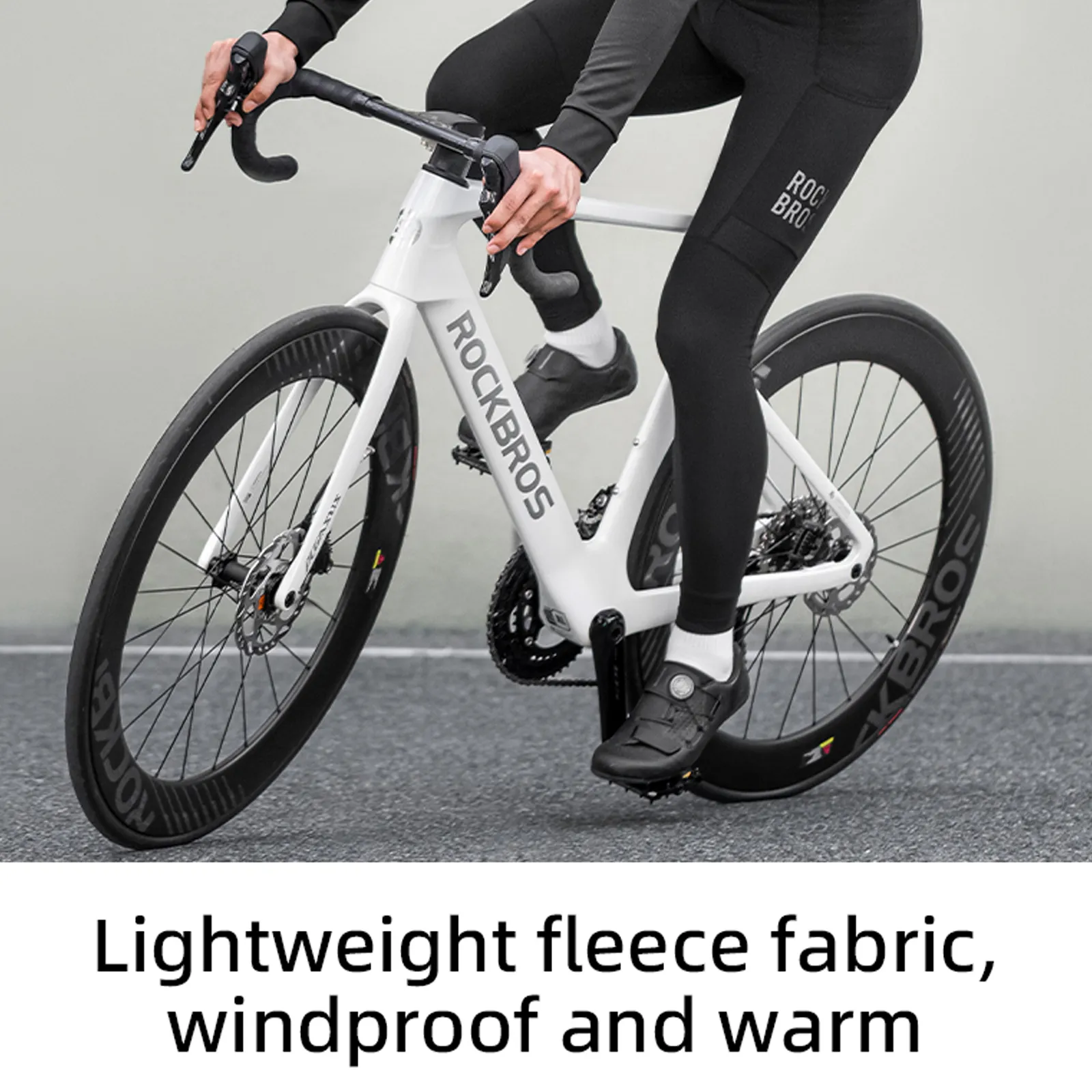 Men’s Lightweight Long Cycling Tights with Dual-Density Pad - Image 6
