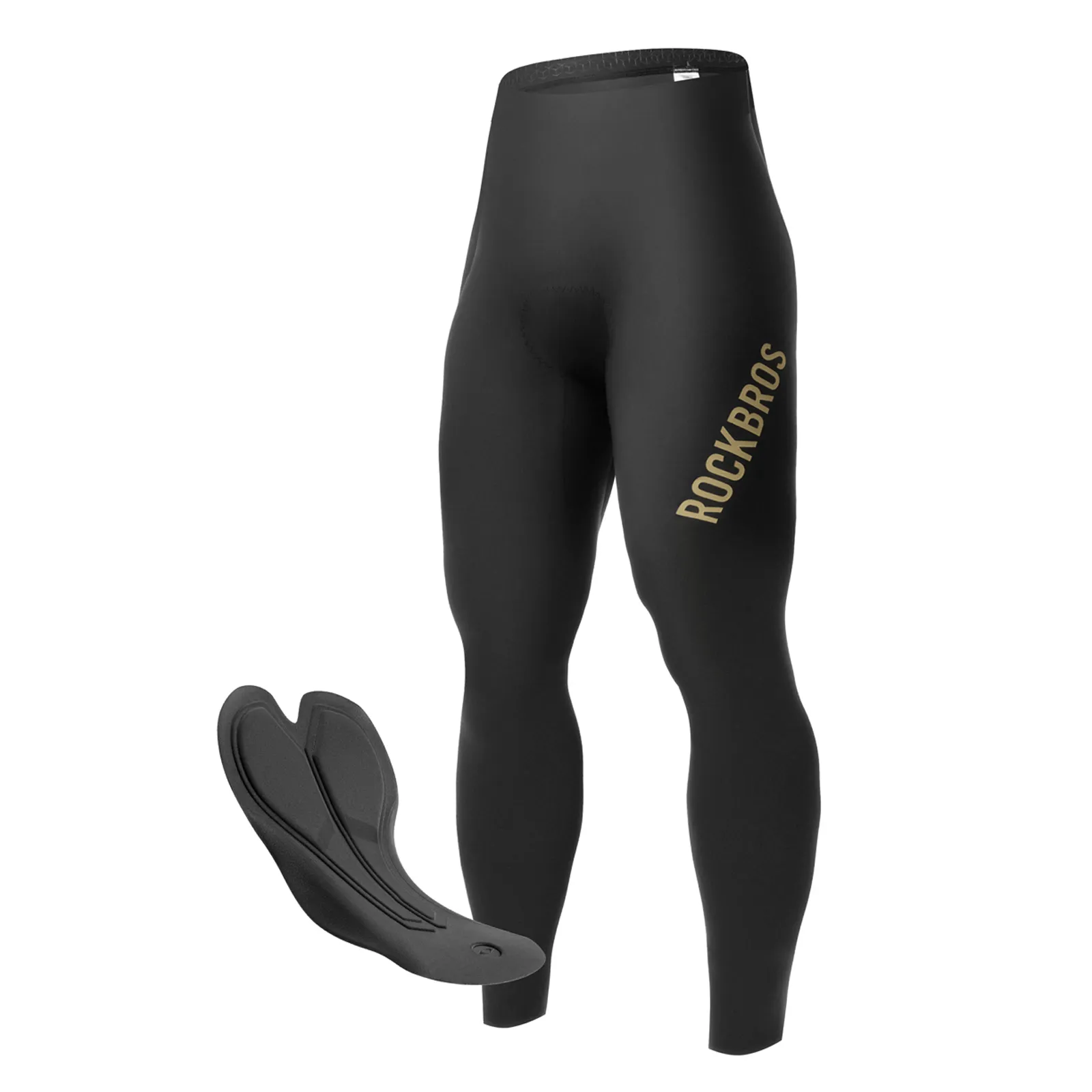 Men’s Seamless Long Cycling Tights Breathable Second-Skin Fit Wright Pro