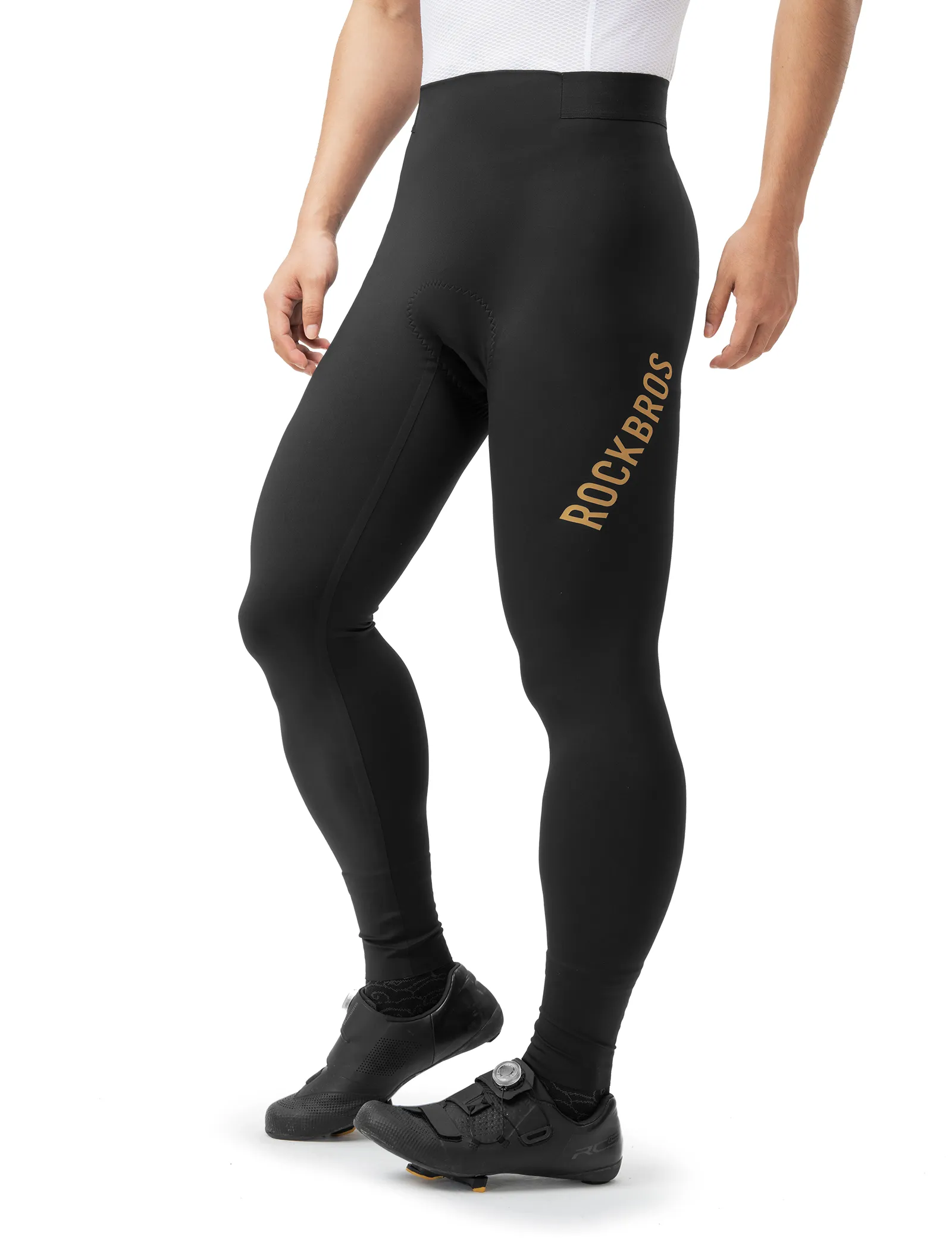 Men’s Seamless Long Cycling Tights Breathable Second-Skin Fit Wright Pro - Image 2