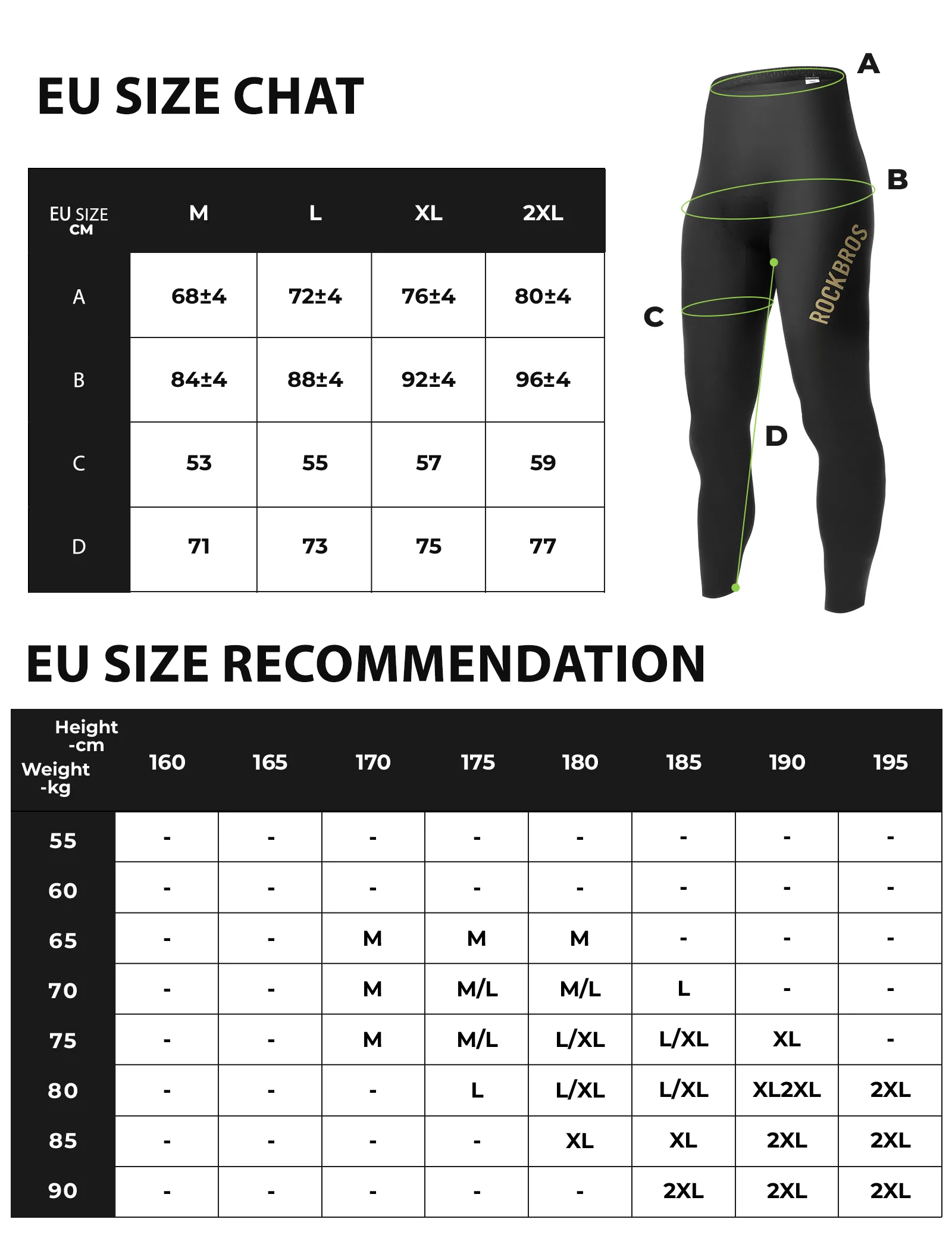 Men’s Seamless Long Cycling Tights Breathable Second-Skin Fit Wright Pro - Image 7