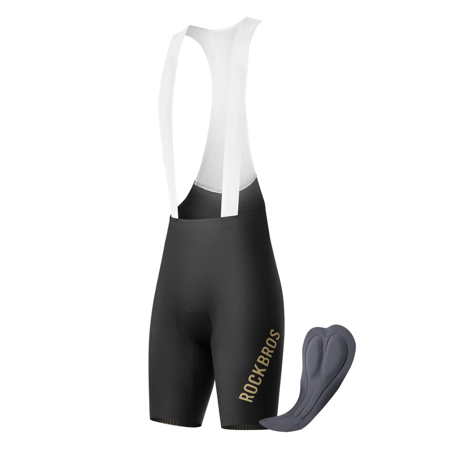 Men’s Seamless Summer Cycling Bib Shorts Double‑Arrow Elastic Interface Pad Wright Pro