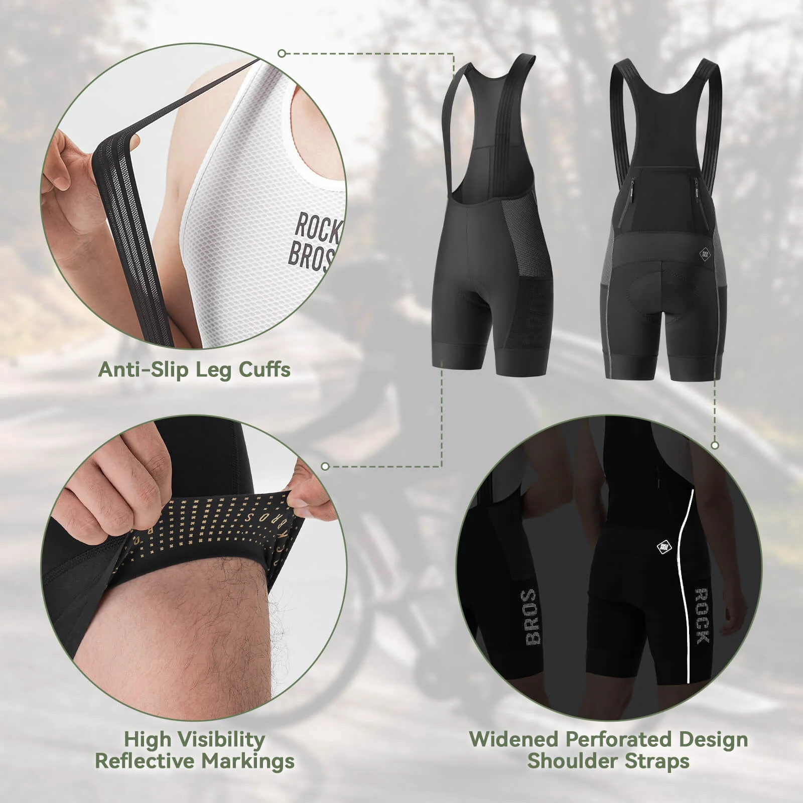 Men’s Summer Cycling Bib Shorts with Italian Dual-Arrow Durable Ride - Image 7