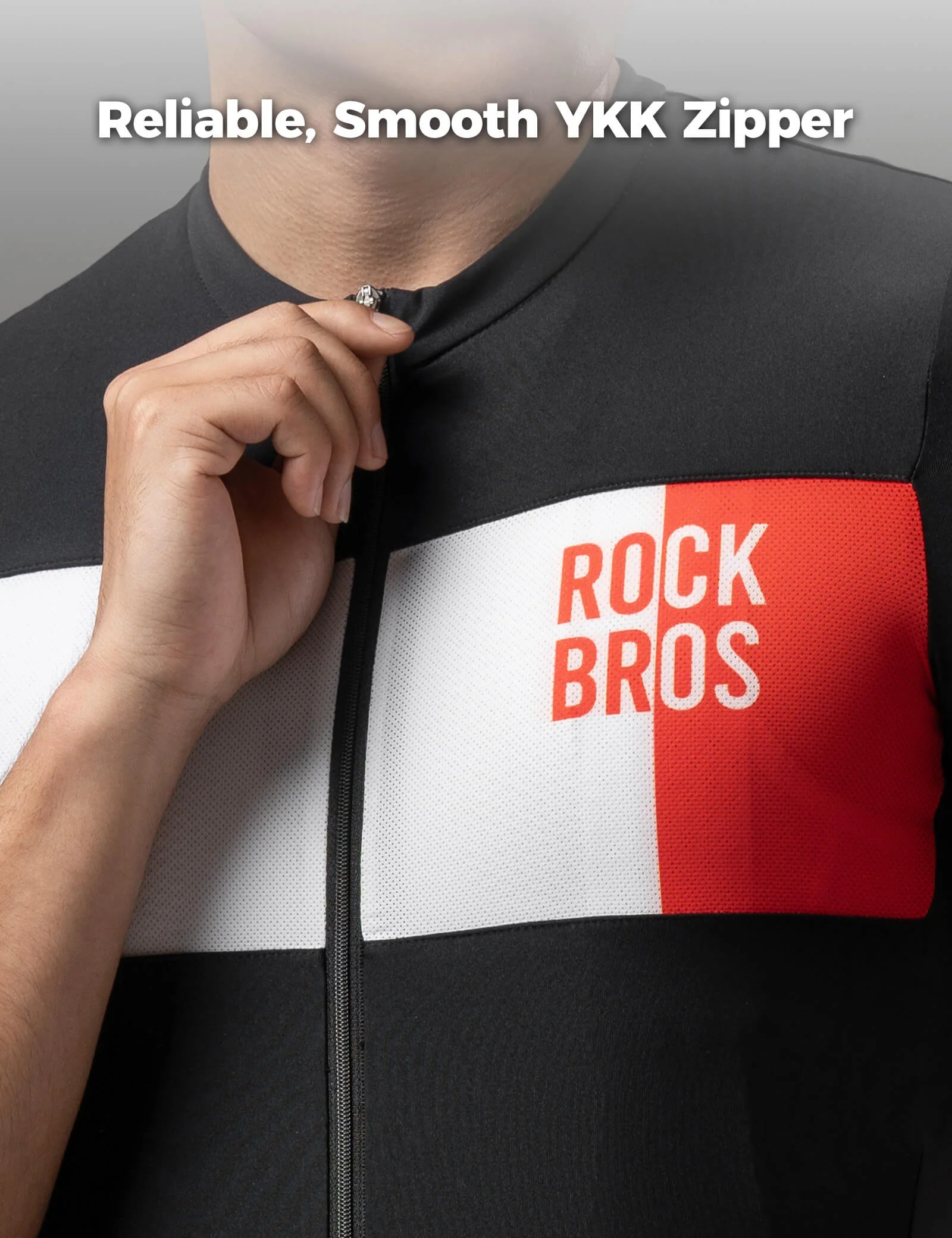 Men’s Summer Short Sleeve Cycling Jersey Breathable Colourblock - Image 3