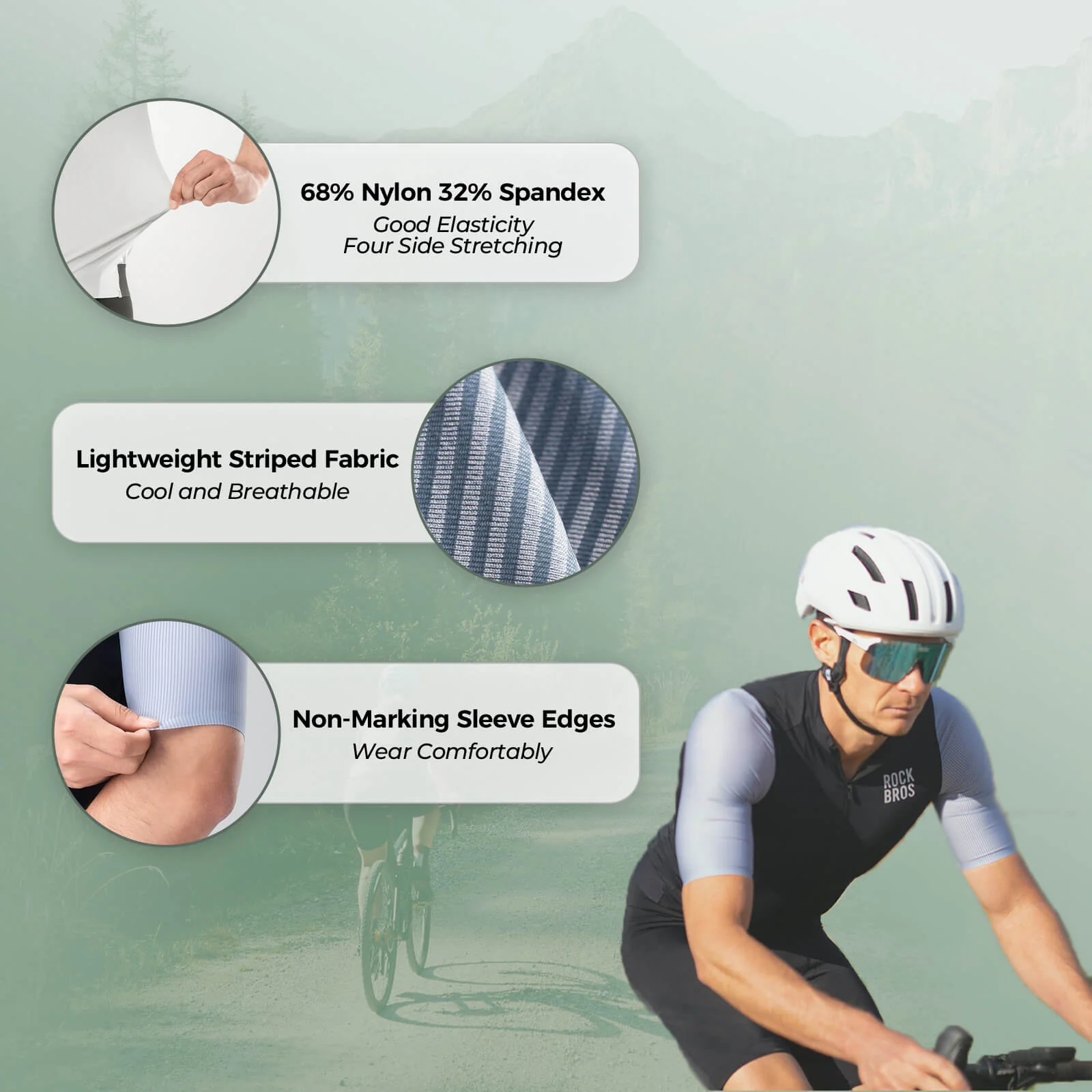 Men’s Summer Short Sleeve Cycling Jersey SwiftFlow - Image 3
