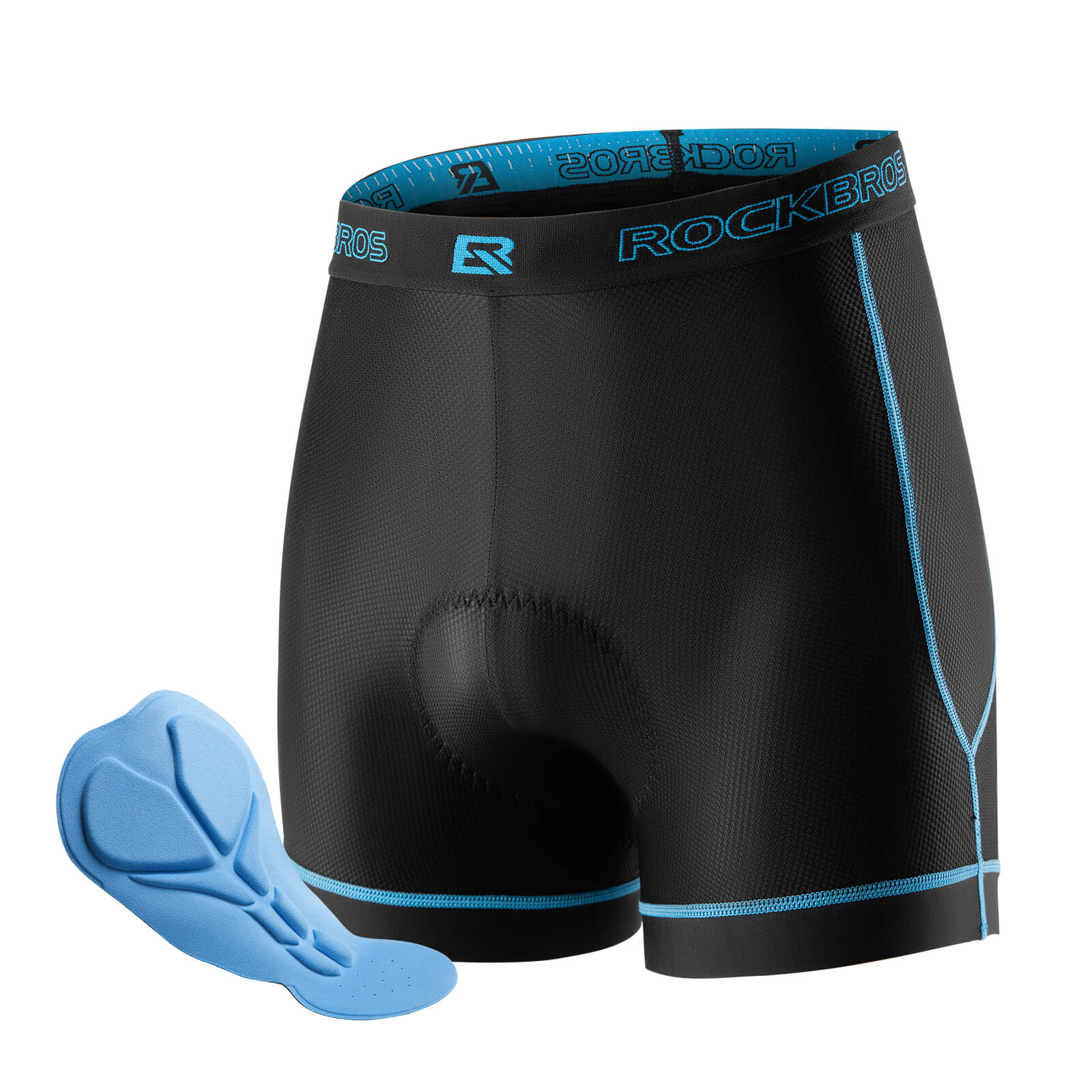 Men’s Breathable Padded Cycling Underwear Anti-Chafing Liner Shorts
