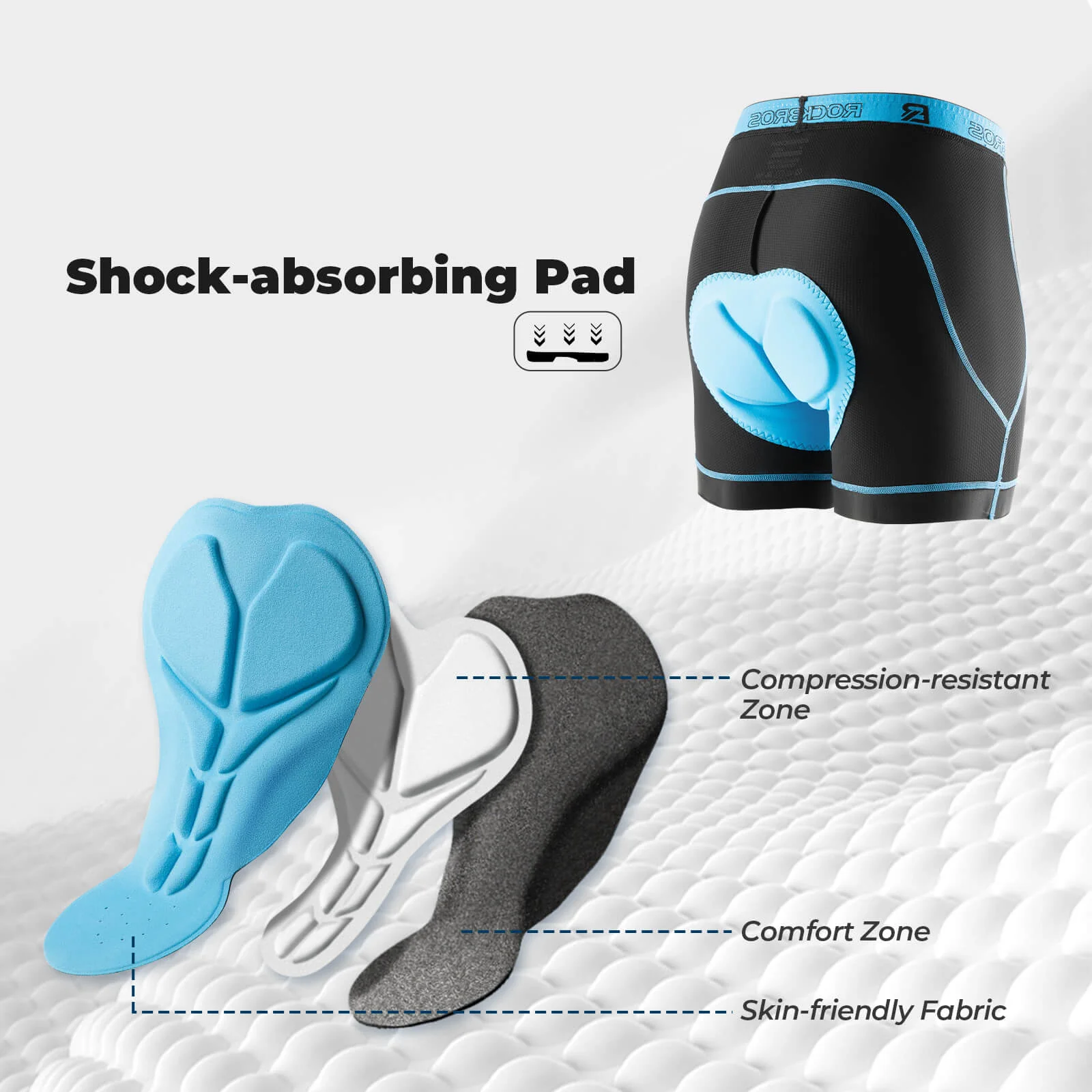 Men’s Breathable Padded Cycling Underwear Anti-Chafing Liner Shorts - Image 4