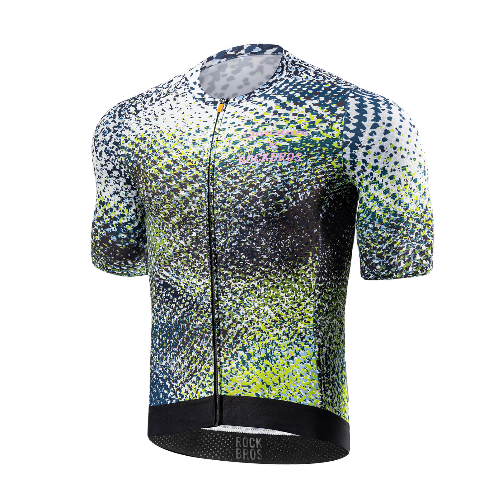 Men's Short-Sleeve Camouflage Reflective Cycling Jersey