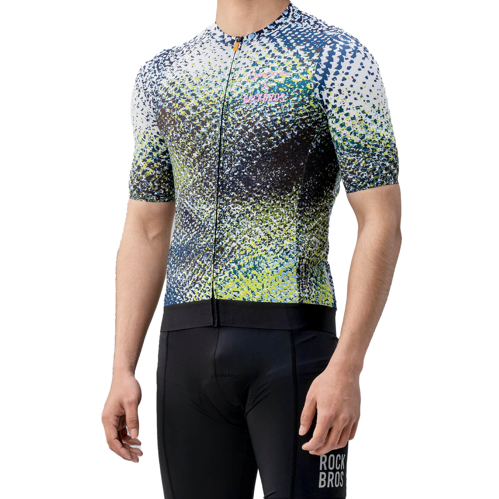 Men's Short-Sleeve Camouflage Reflective Cycling Jersey - Image 2
