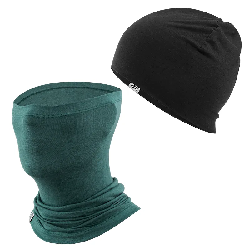 Merino Wool Cycling Cap & Face Mask Bundle - Image 4