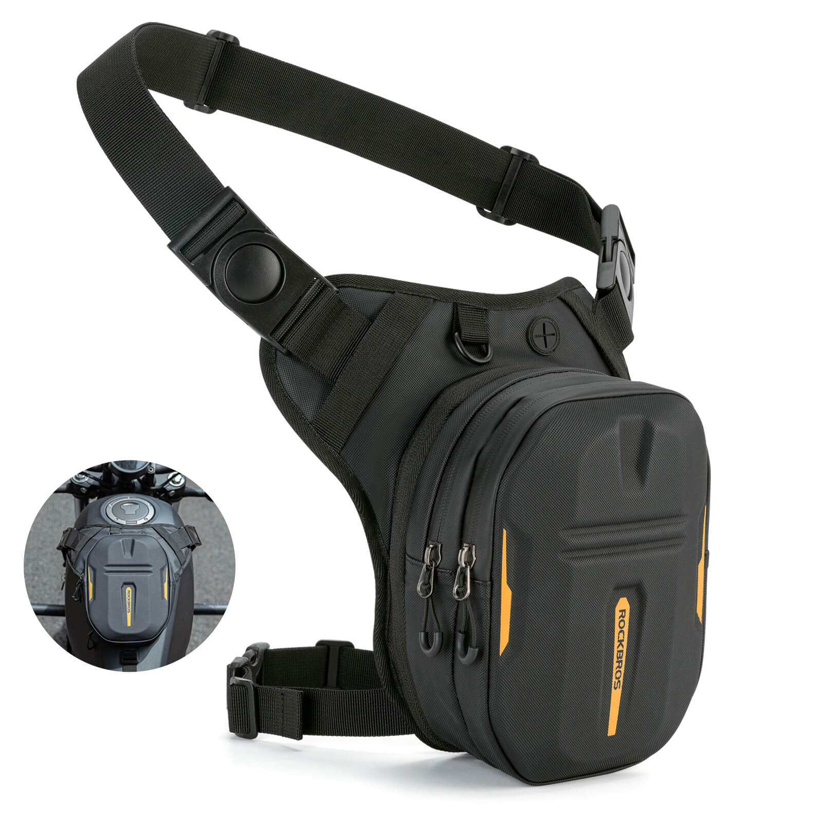 Motorcycle Bag with Magnetic Attachment Multifunctional Riding Pack