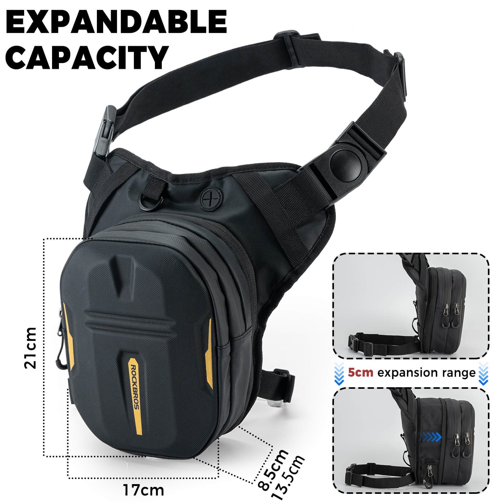 Motorcycle Bag with Magnetic Attachment Multifunctional Riding Pack - Image 2