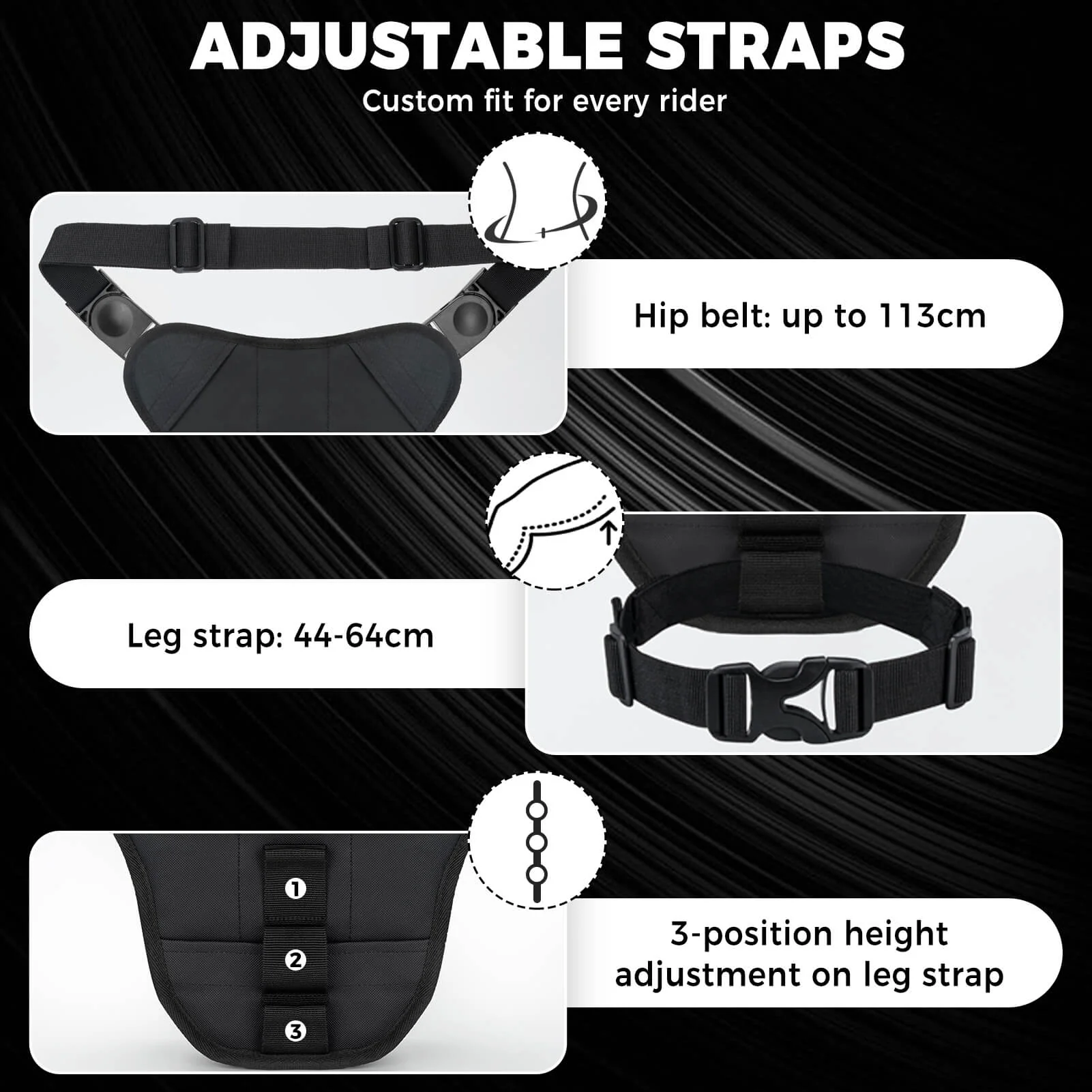 Motorcycle Bag with Magnetic Attachment Multifunctional Riding Pack - Image 4
