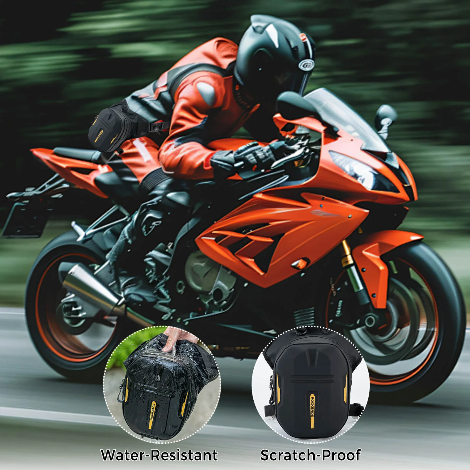 Motorcycle Bag with Magnetic Attachment Multifunctional Riding Pack - Image 5