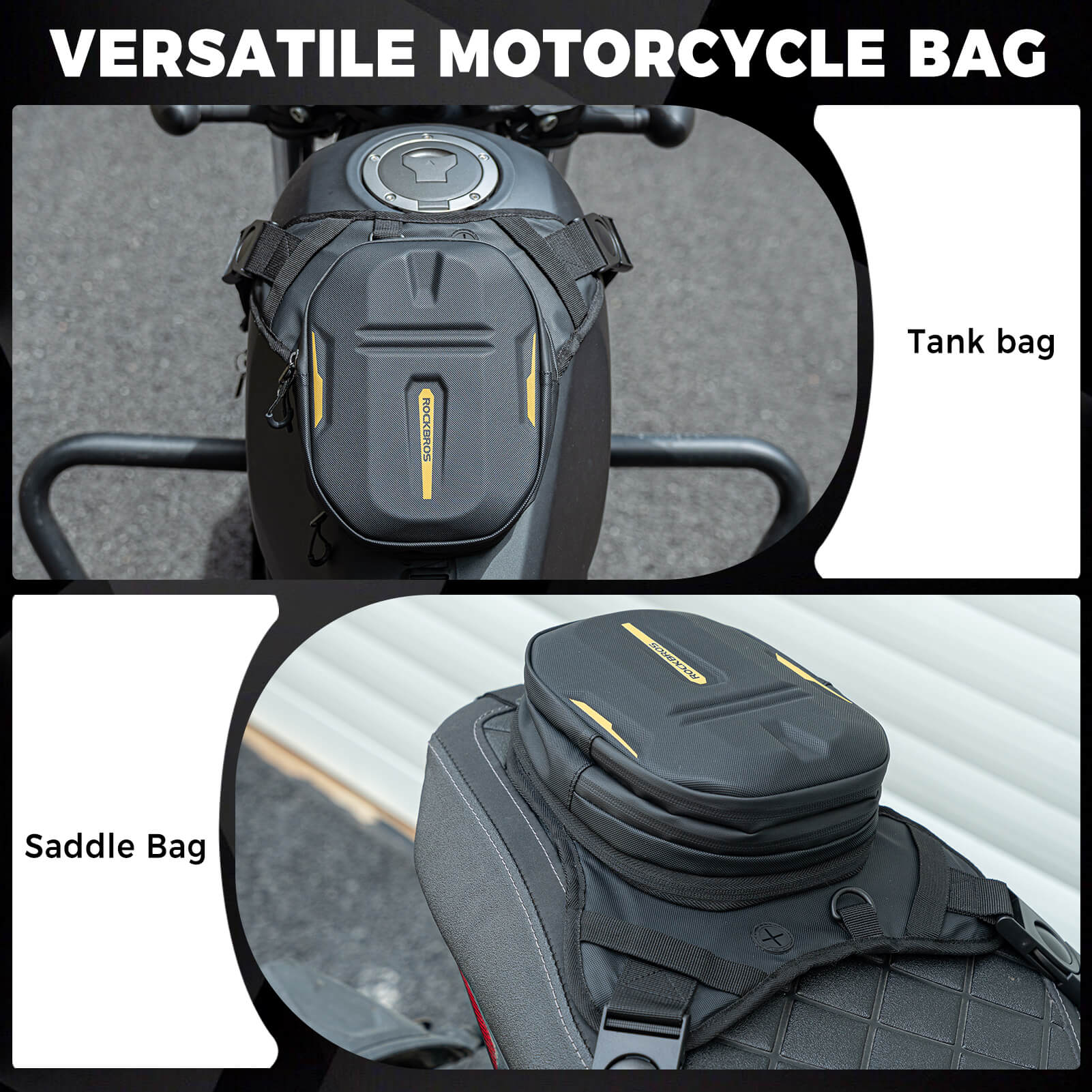 Motorcycle Bag with Magnetic Attachment Multifunctional Riding Pack - Image 6