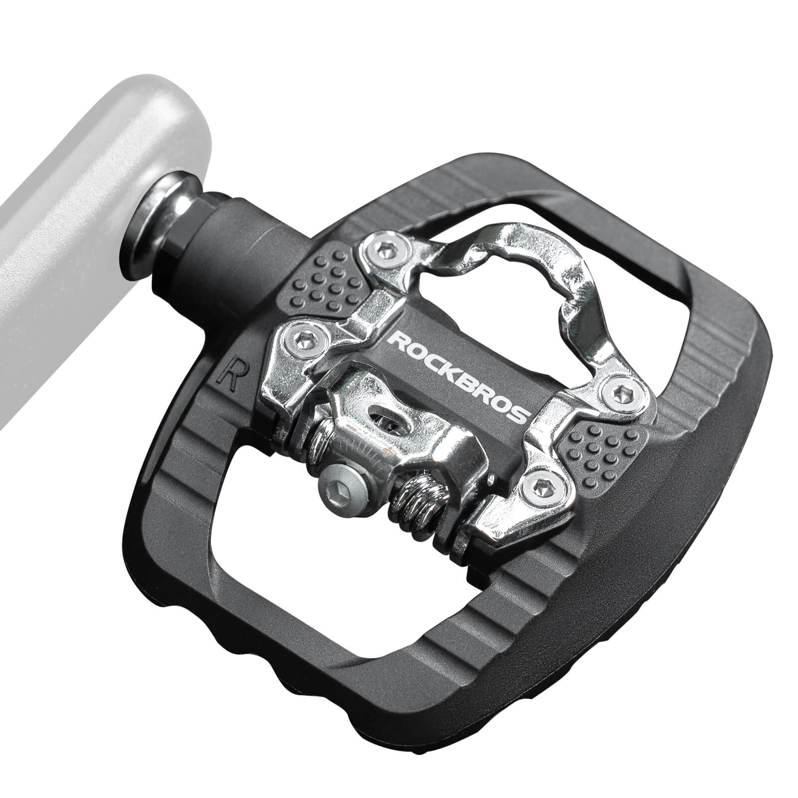 Mountain Bike Pedals 2 in 1 Flat and Clipless - Image 2