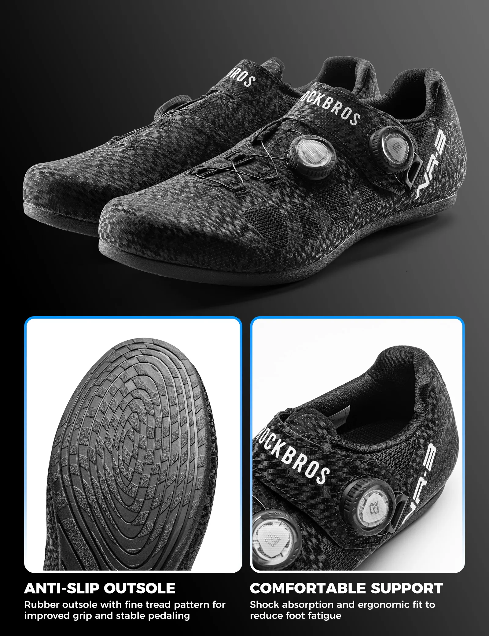 Non-Clip Cycling Shoes for Flat Pedals NR3 - Image 6