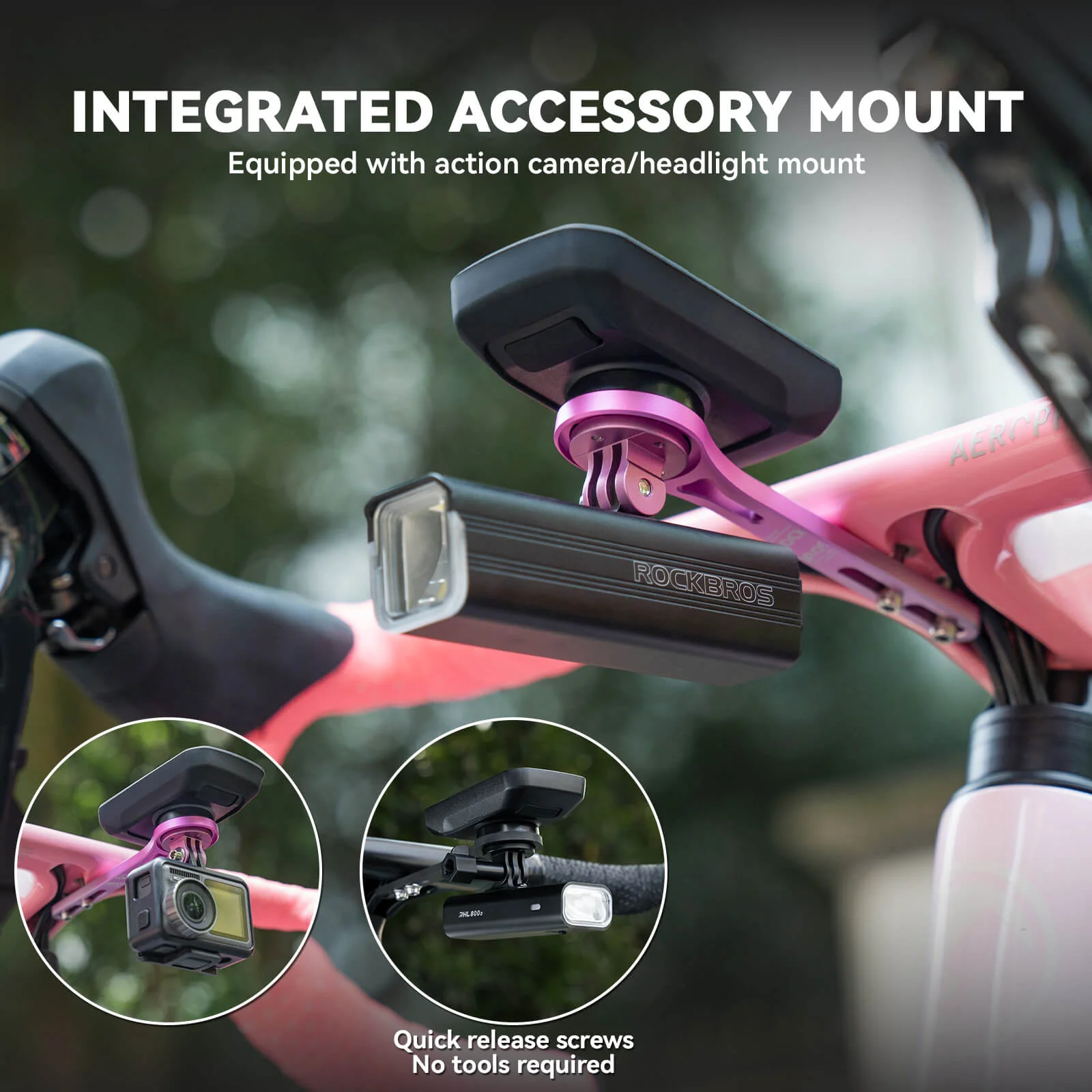 One-Piece Bike Handlebar Extension Mount Wind Pro Ride - Image 3