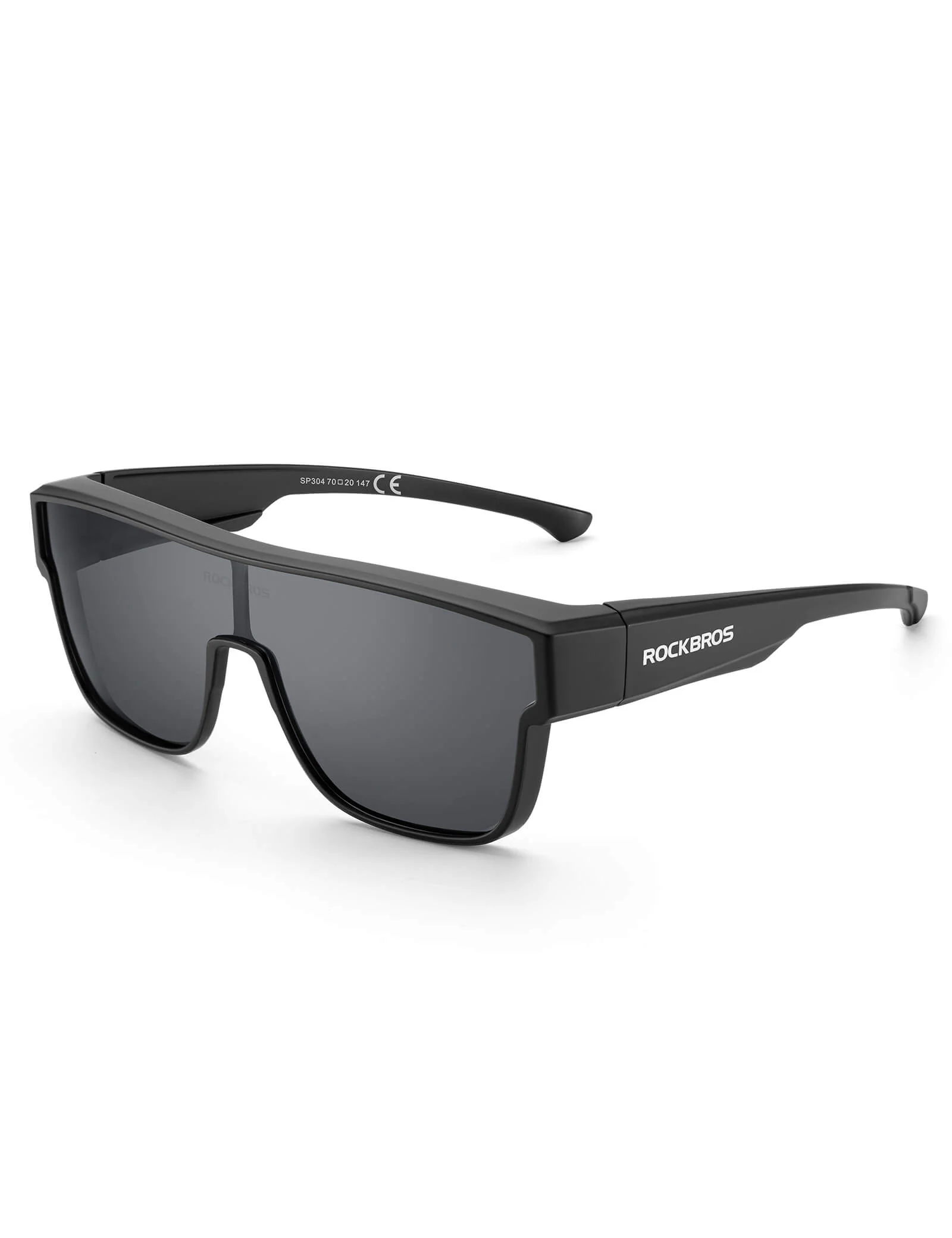 Over-Glass Polarised Cycling Sunglasses Sports Wrap SP304