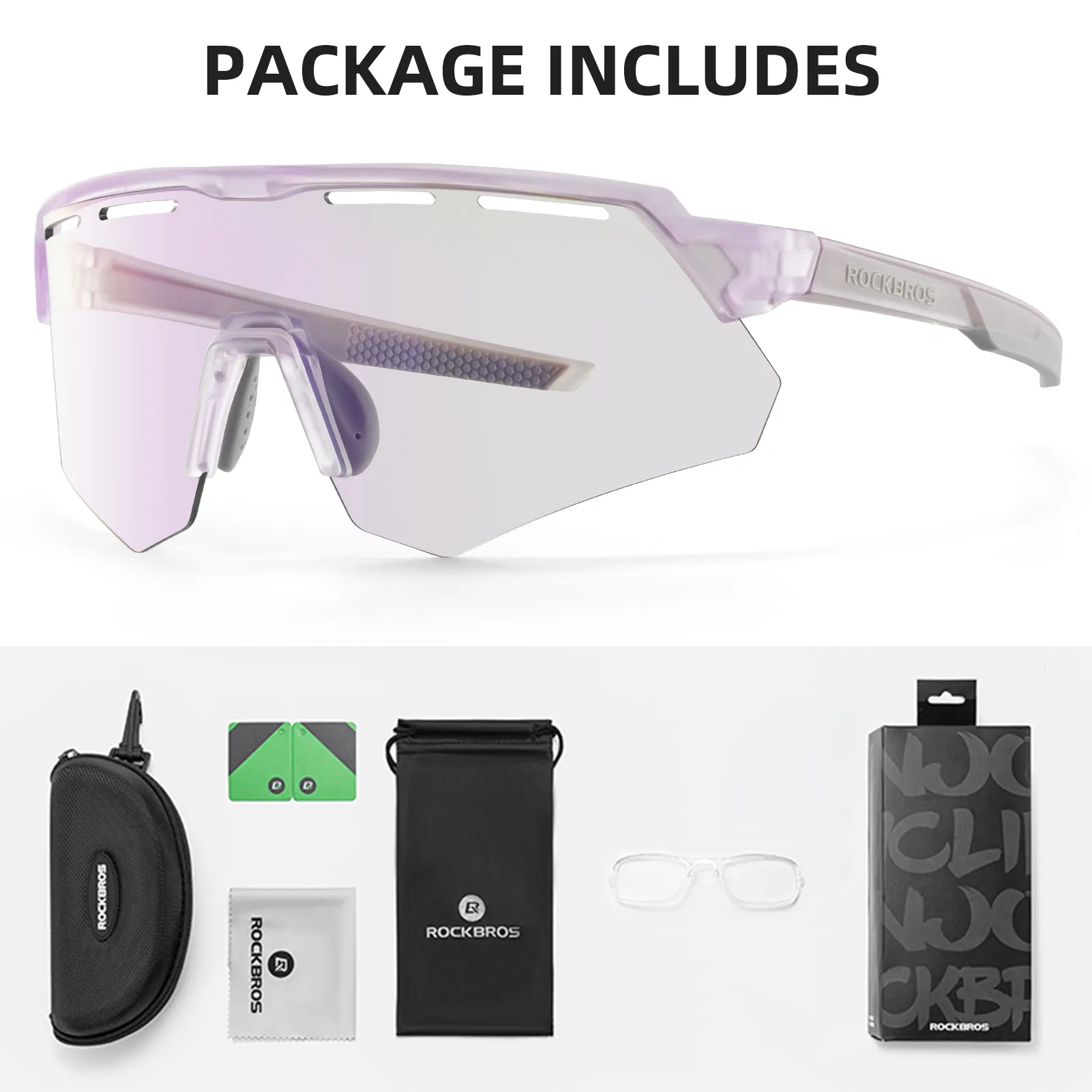 Oversized Photochromic Cycling Sunglasses SP246 - Image 13