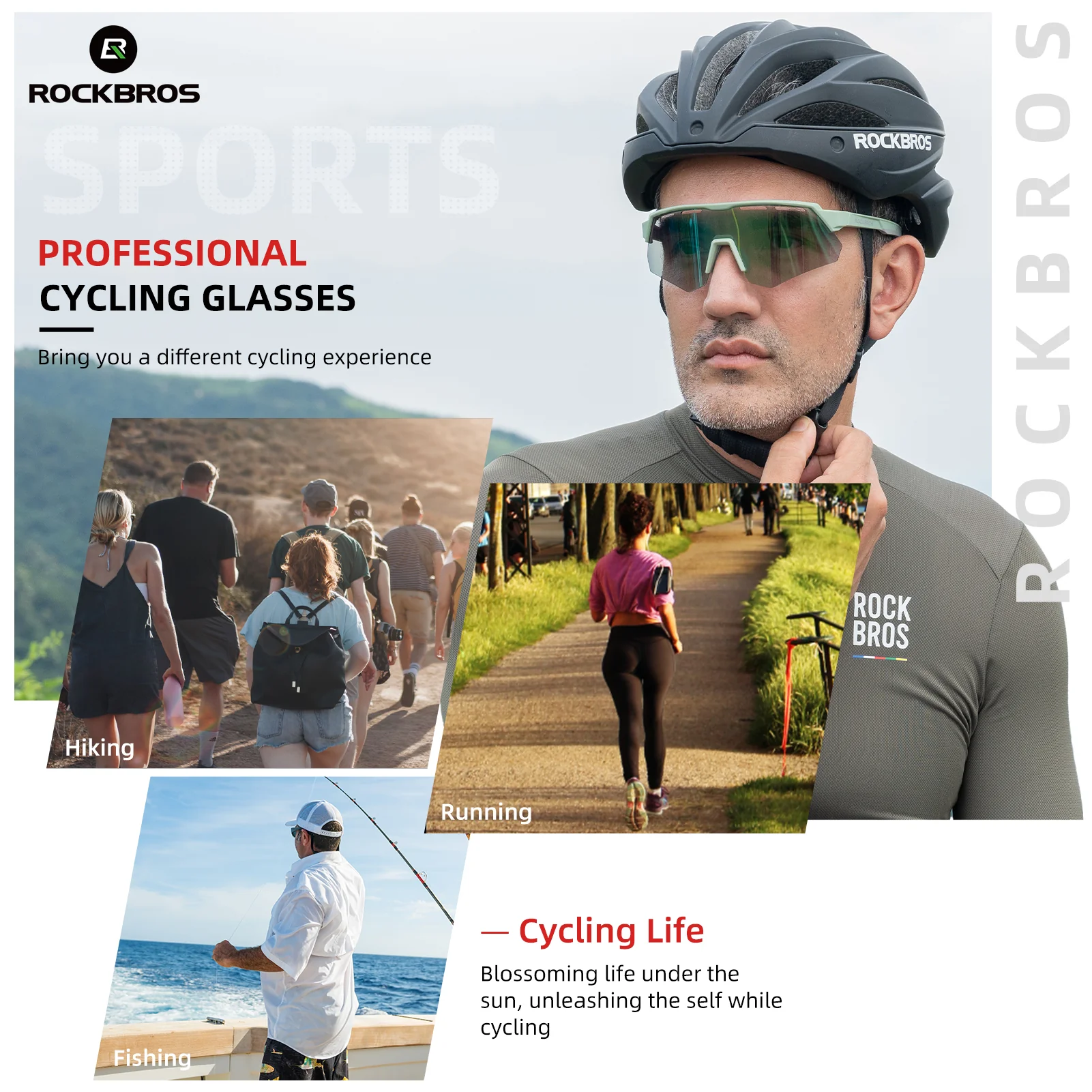 Oversized Photochromic Cycling Sunglasses SP246 - Image 18