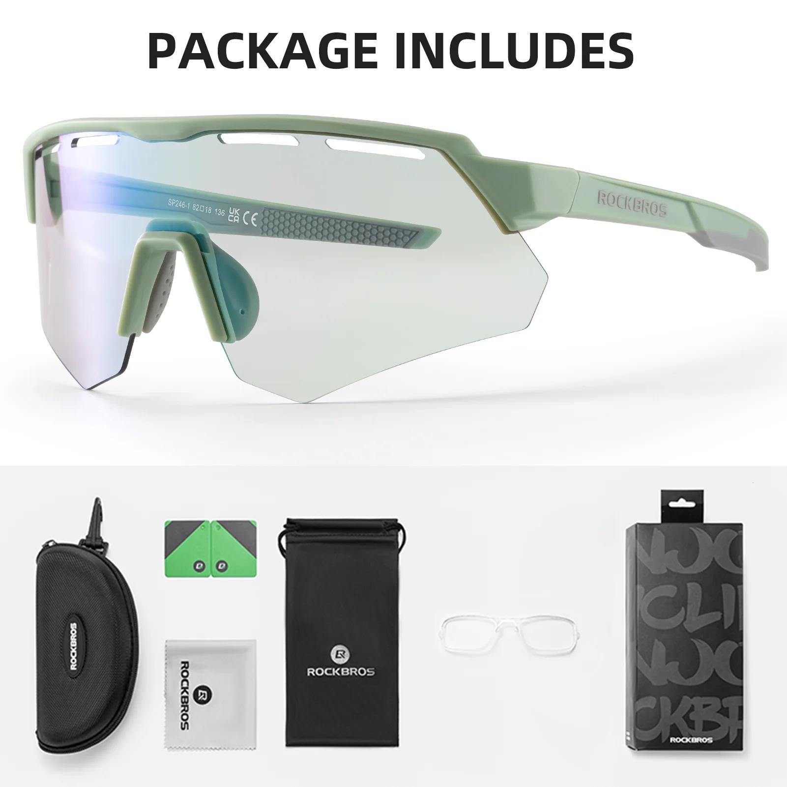 Oversized Photochromic Cycling Sunglasses SP246 - Image 20