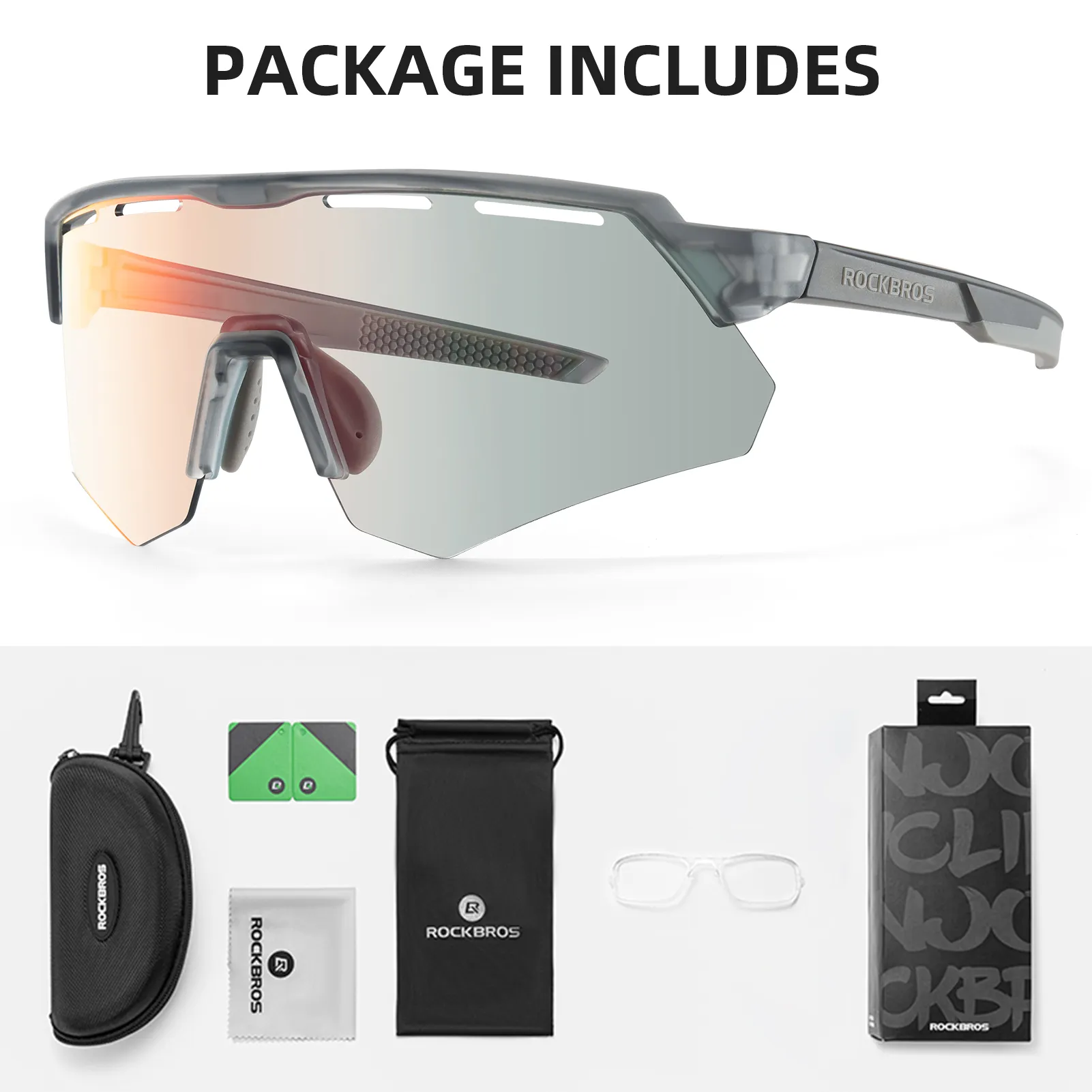Oversized Photochromic Cycling Sunglasses SP246 - Image 7