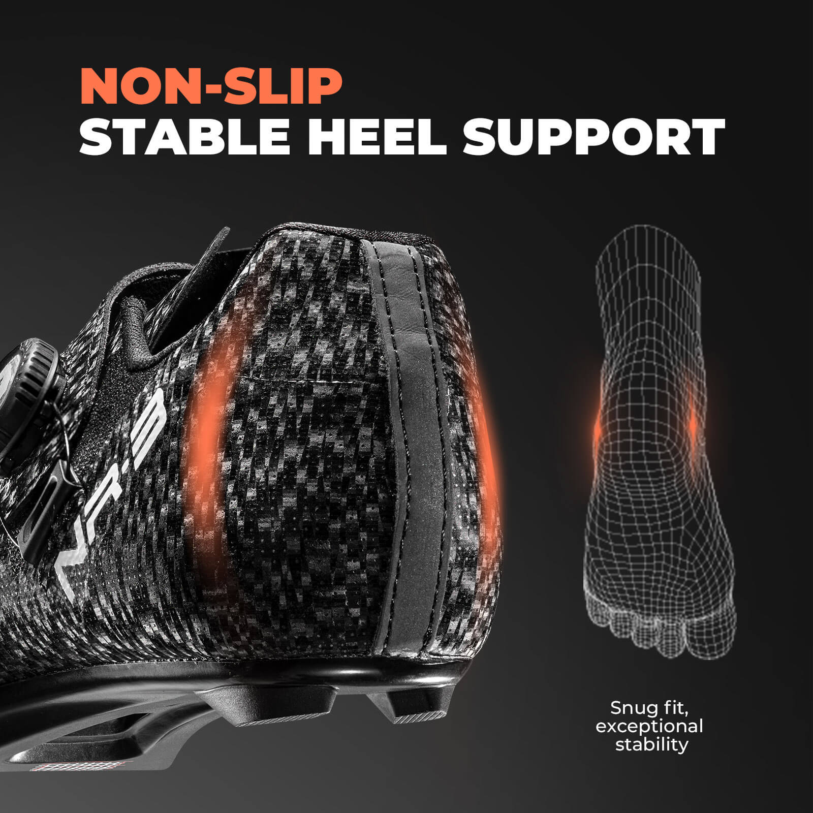 Performance Nylon Sole Cycling Shoes Unisex NR3 - Image 15