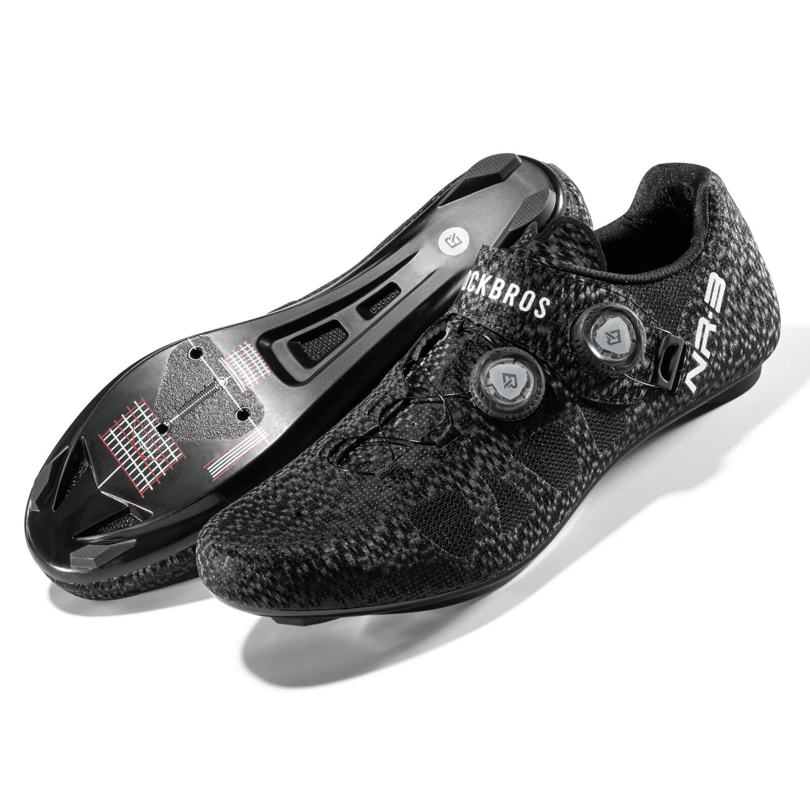Performance Nylon Sole Cycling Shoes Unisex NR3 - Image 2