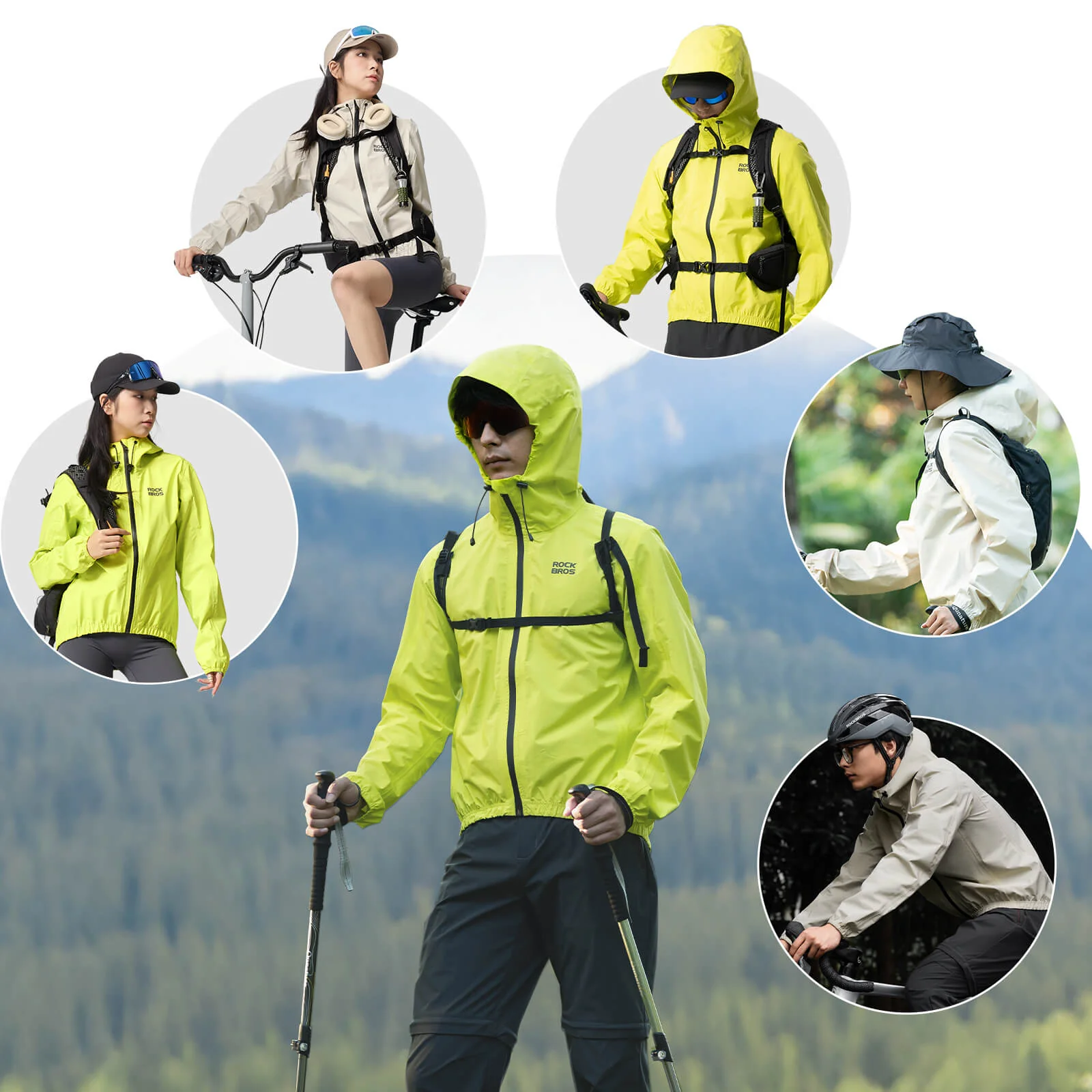 ROCKBROS Performance Waterproof Unisex Cycling Jacket - Image 10