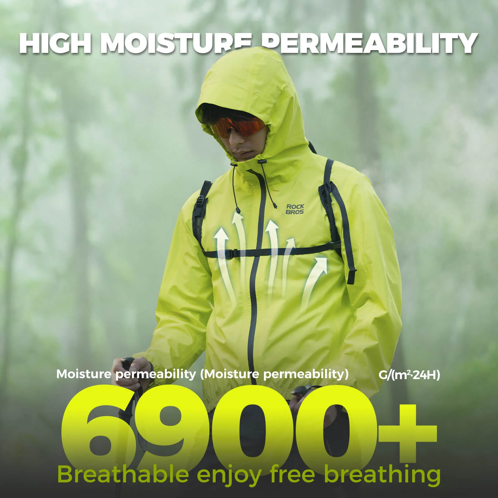 ROCKBROS Performance Waterproof Unisex Cycling Jacket - Image 7