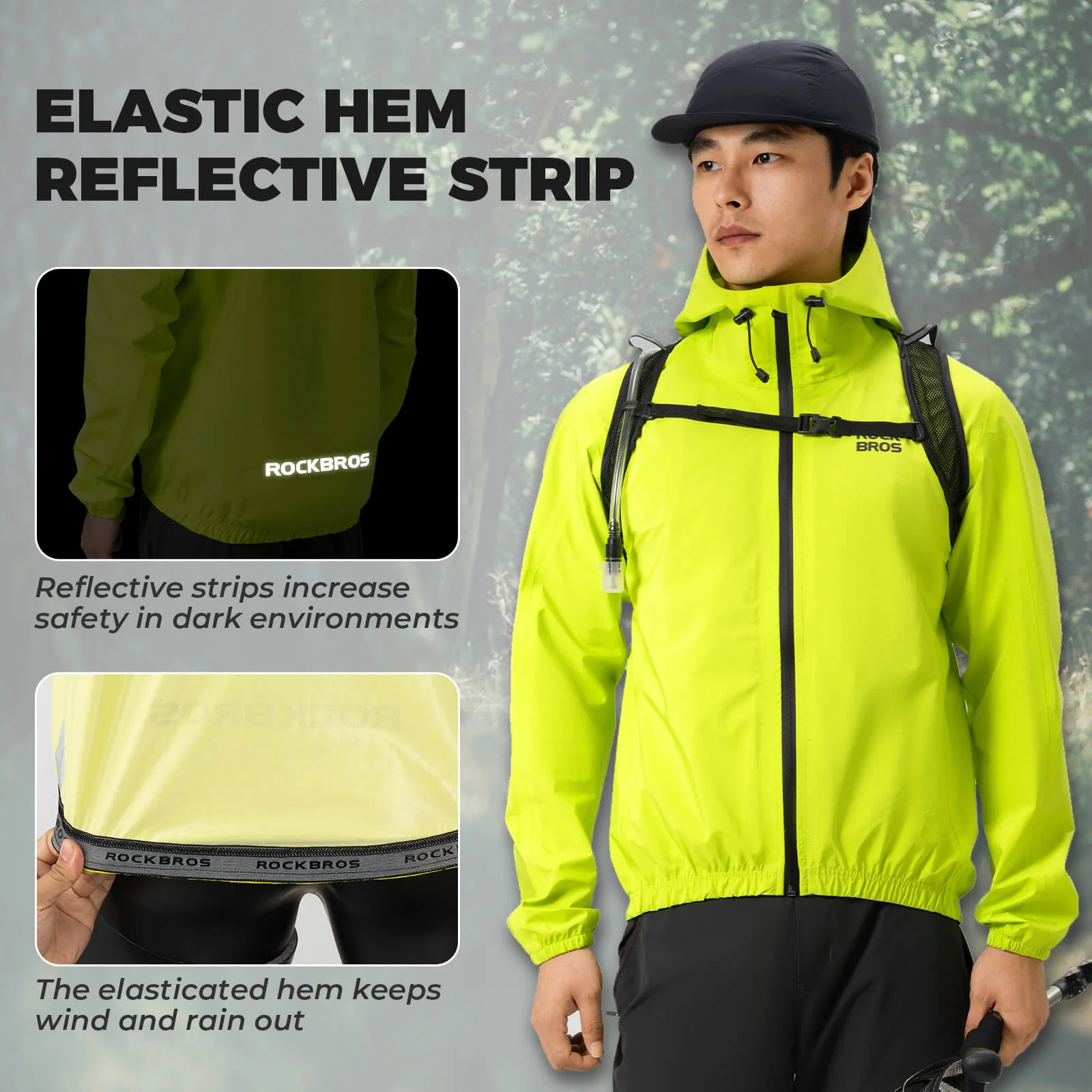 ROCKBROS Performance Waterproof Unisex Cycling Jacket - Image 9