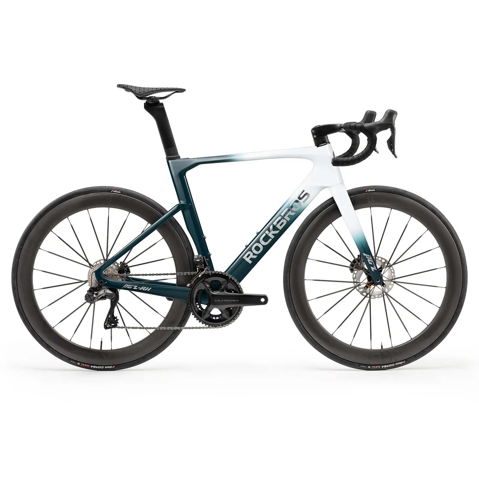PGZ Carbon Fiber Road Bike Blue/Green - Image 12