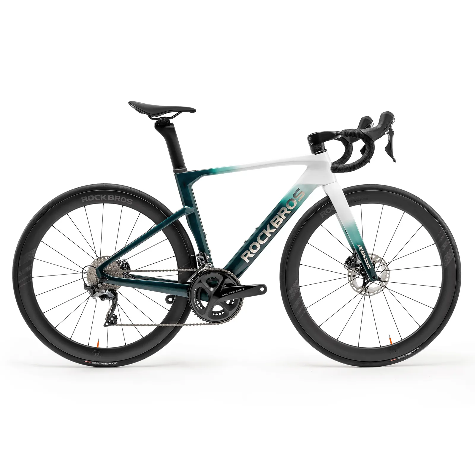 PGZ Carbon Fiber Road Bike Blue/Green - Image 3