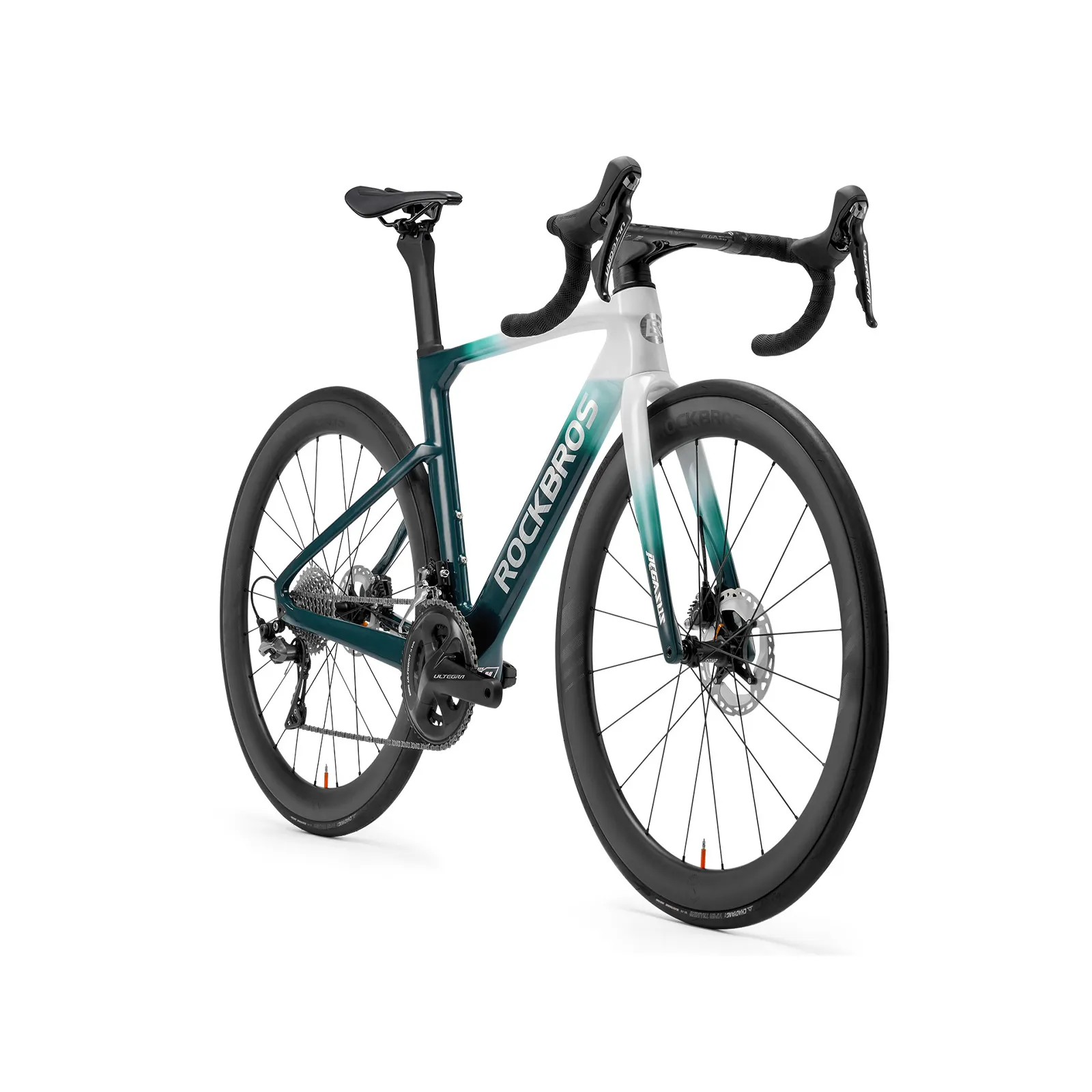 PGZ Carbon Fiber Road Bike Blue/Green - Image 4